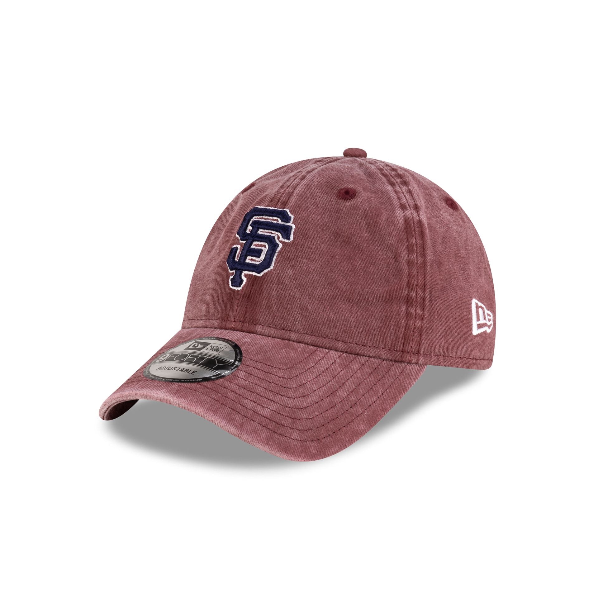 San Francisco Giants Lived In Burgundy 9FORTY Adjustable Hat