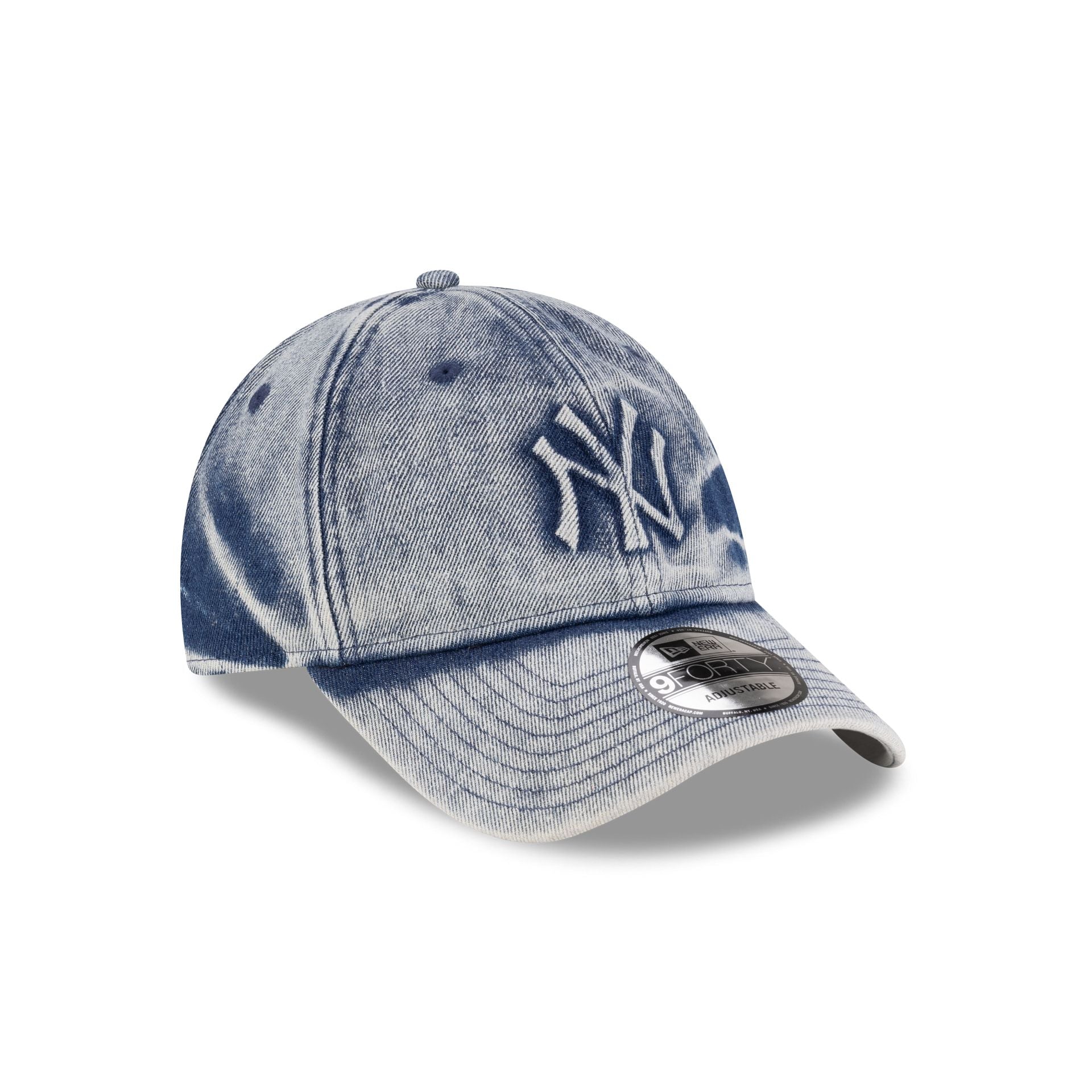 New York Yankees Embo Blue Denim 9FORTY Adjustable Hat