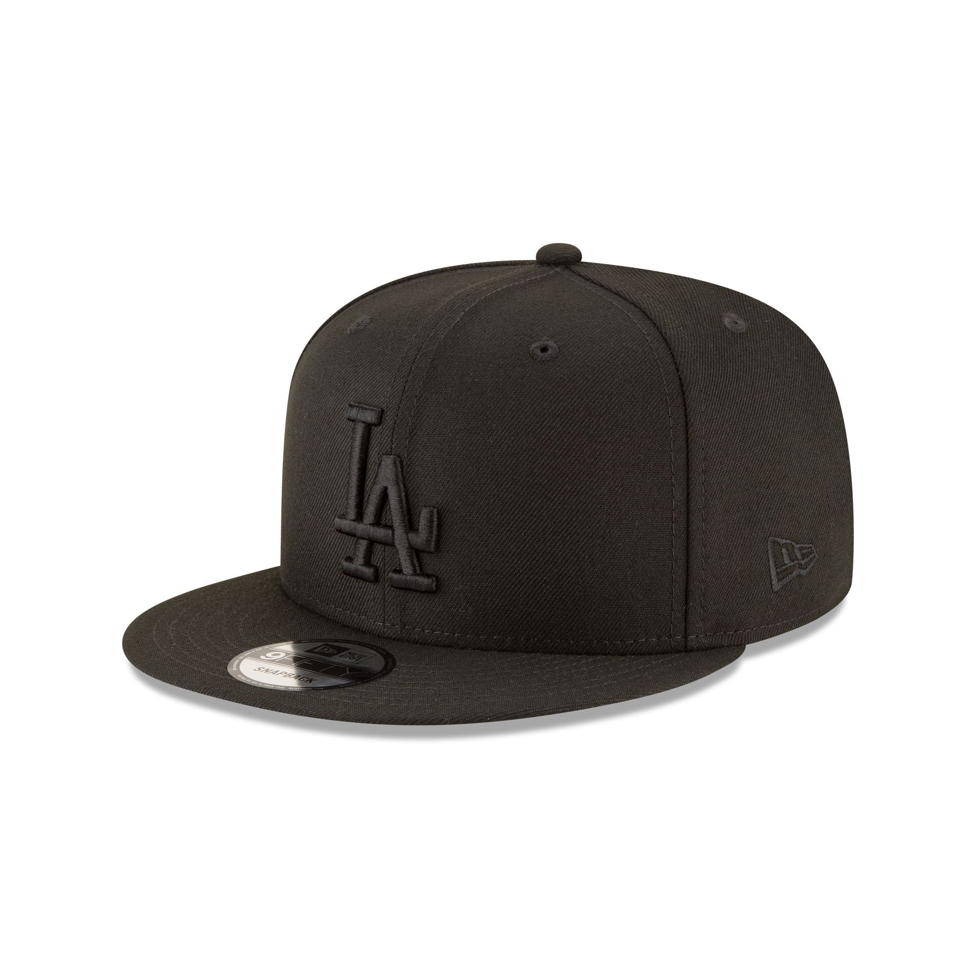 Los Angeles Dodgers World Series Champions Black on Black 9FIFTY Snapback Hat