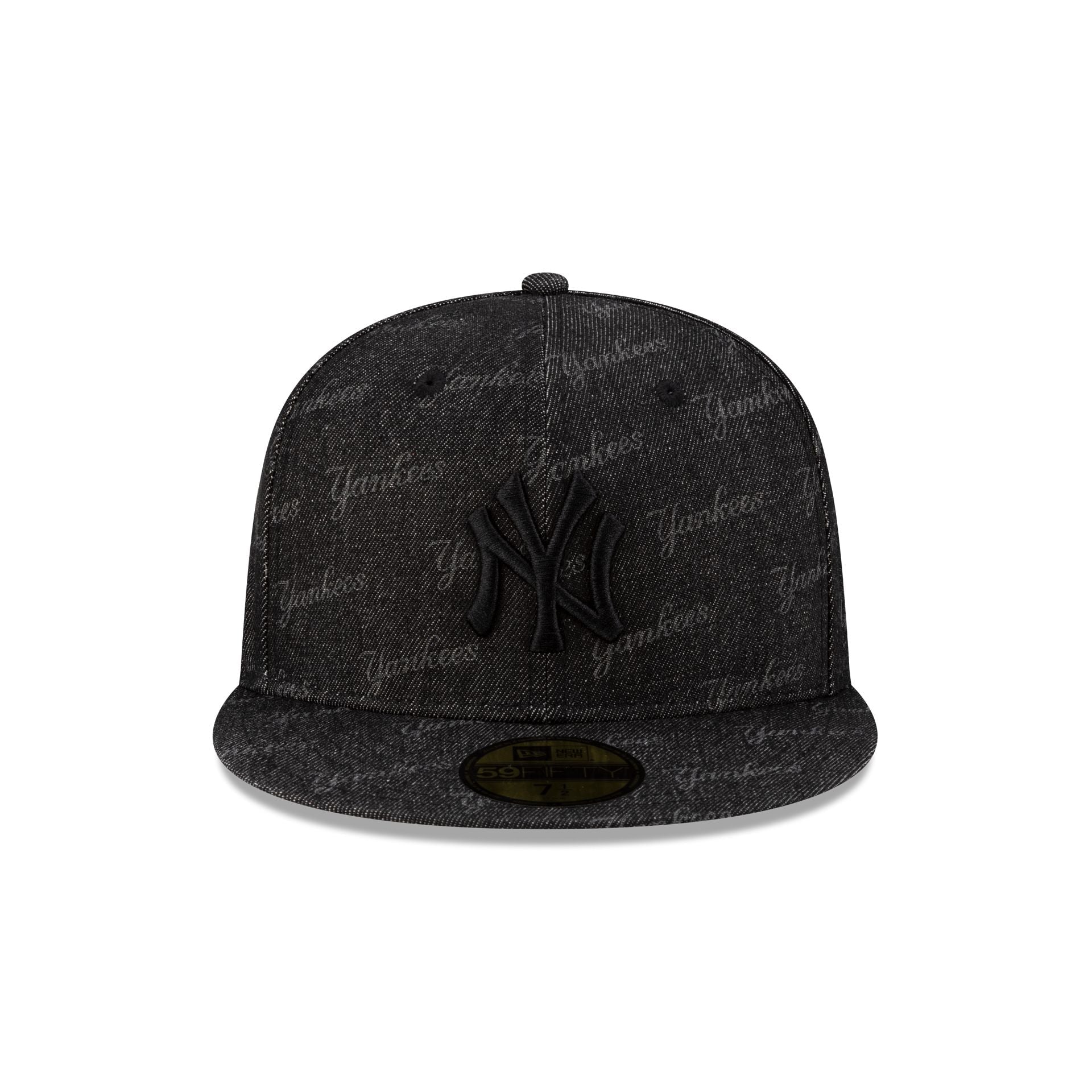 New York Yankees Laser Burn Out Black 59FIFTY Fitted Hat
