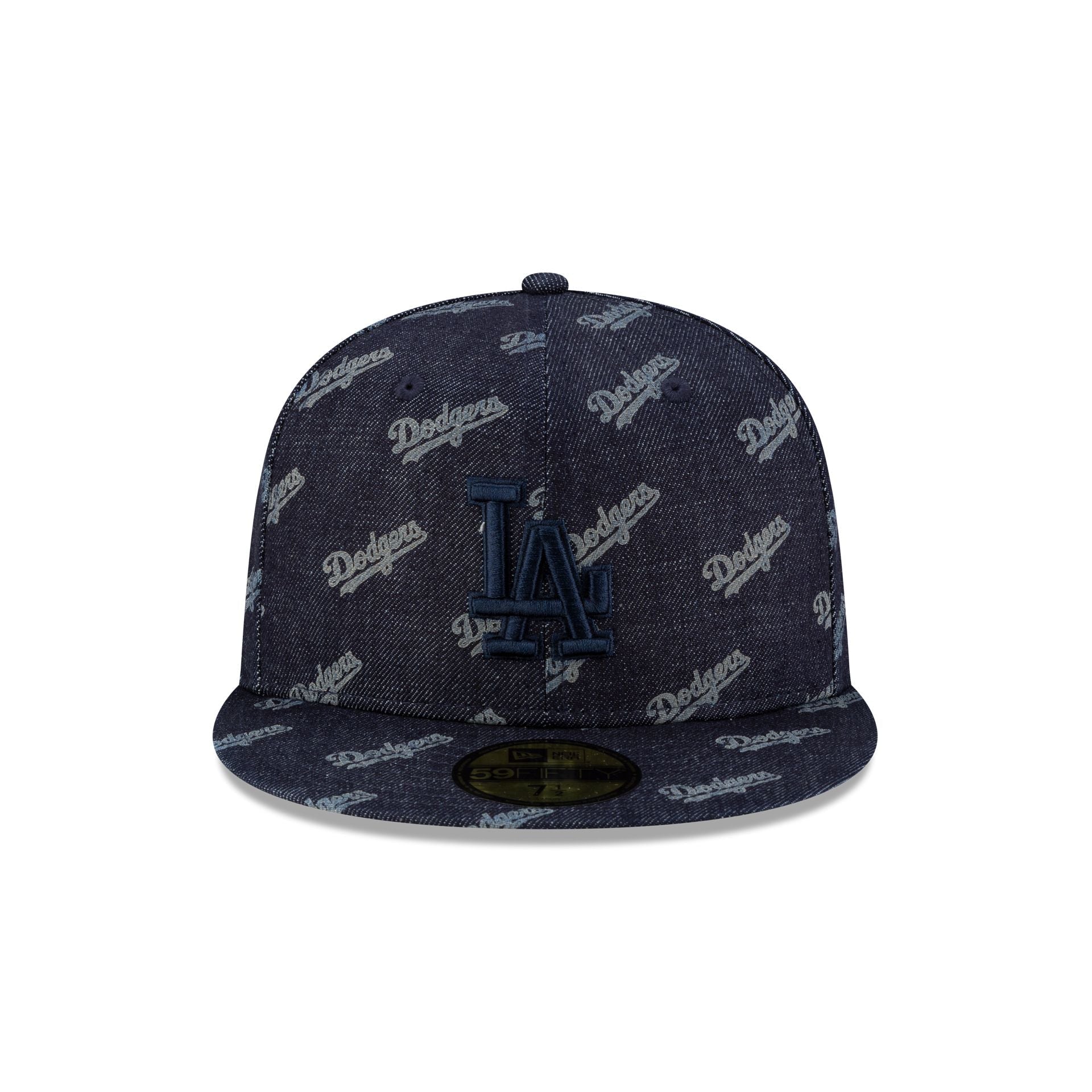 Los Angeles Dodgers Laser Burn Out Navy 59FIFTY Fitted Hat
