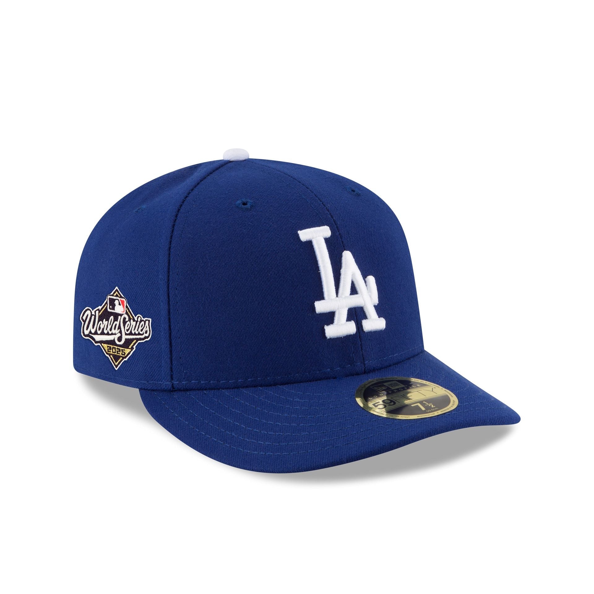 Los Angeles Dodgers 2025 World Series Side Patch Low Profile 59FIFTY Fitted Hat
