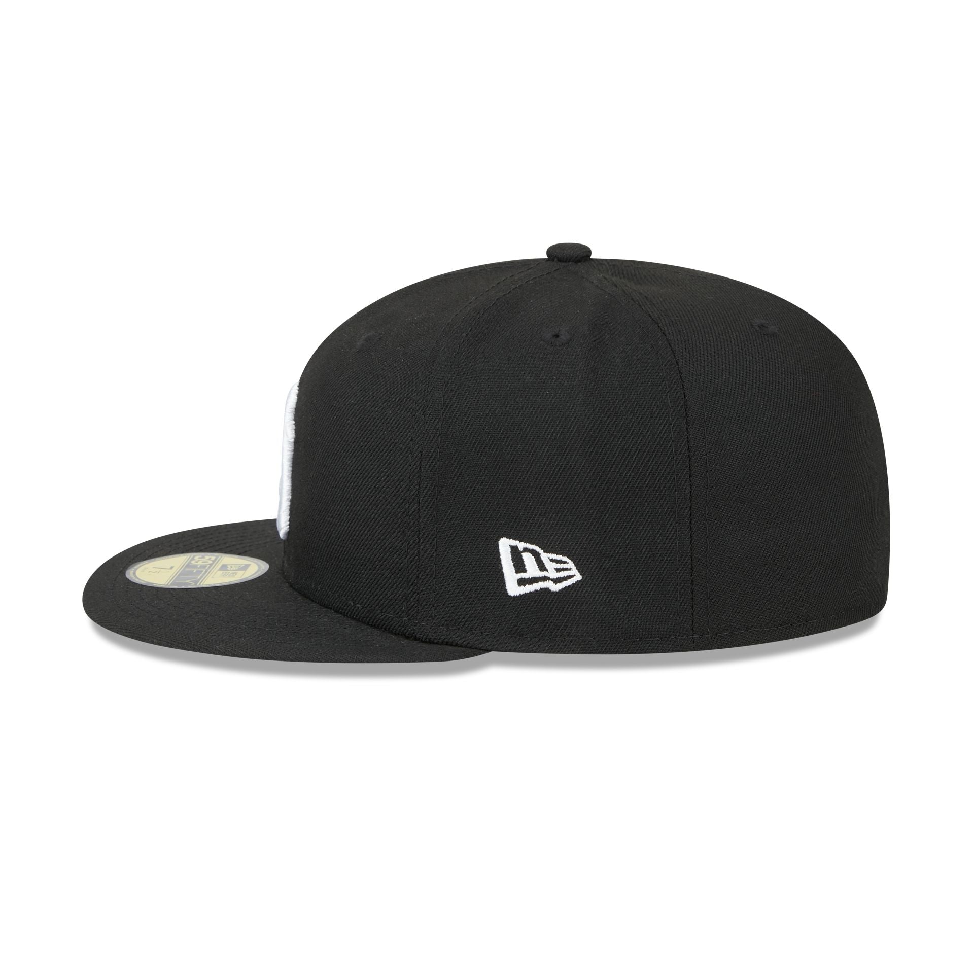 New York Yankees Sidepatch Black 59FIFTY Fitted Hat