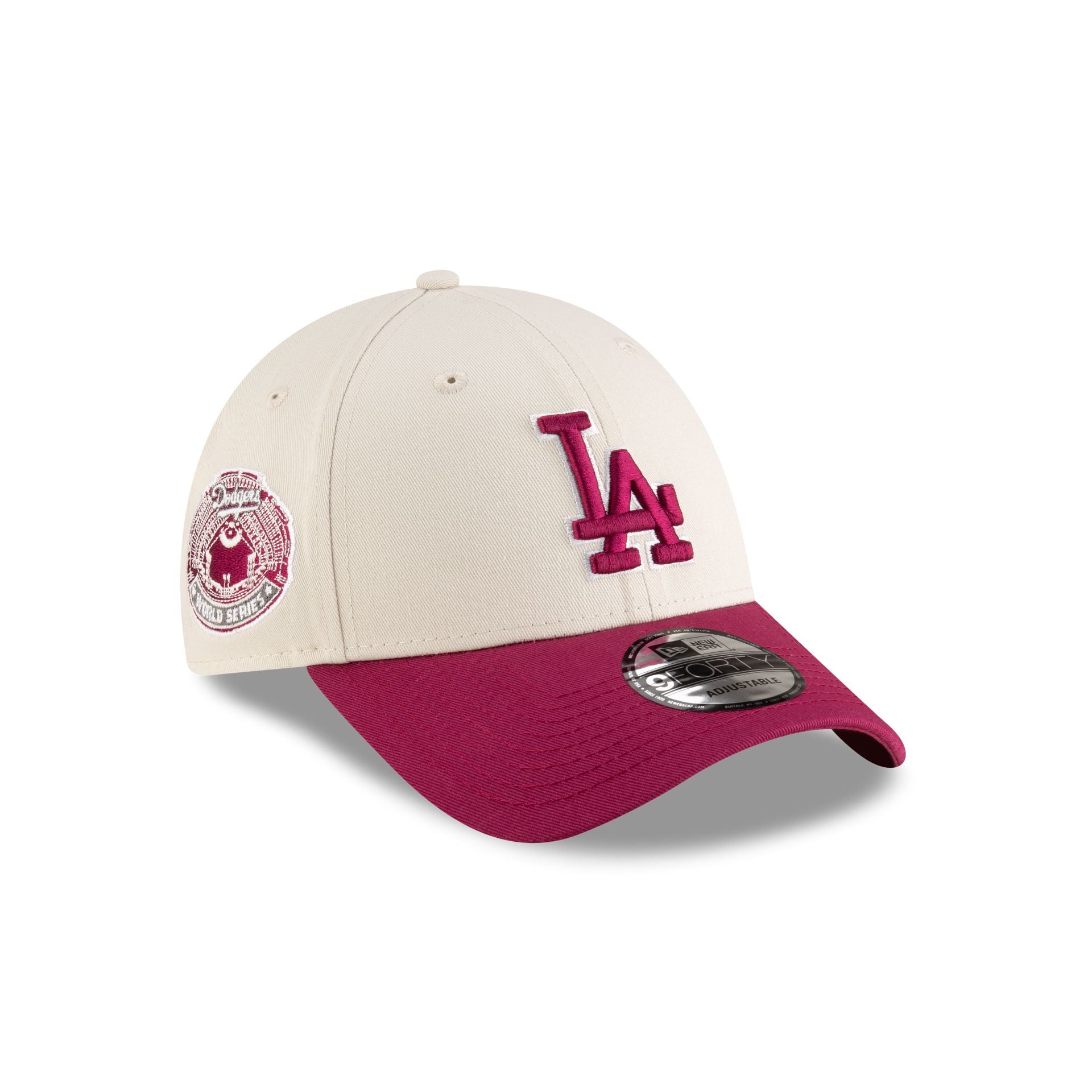 Los Angeles Dodgers Beet 9FORTY Snapback Hat