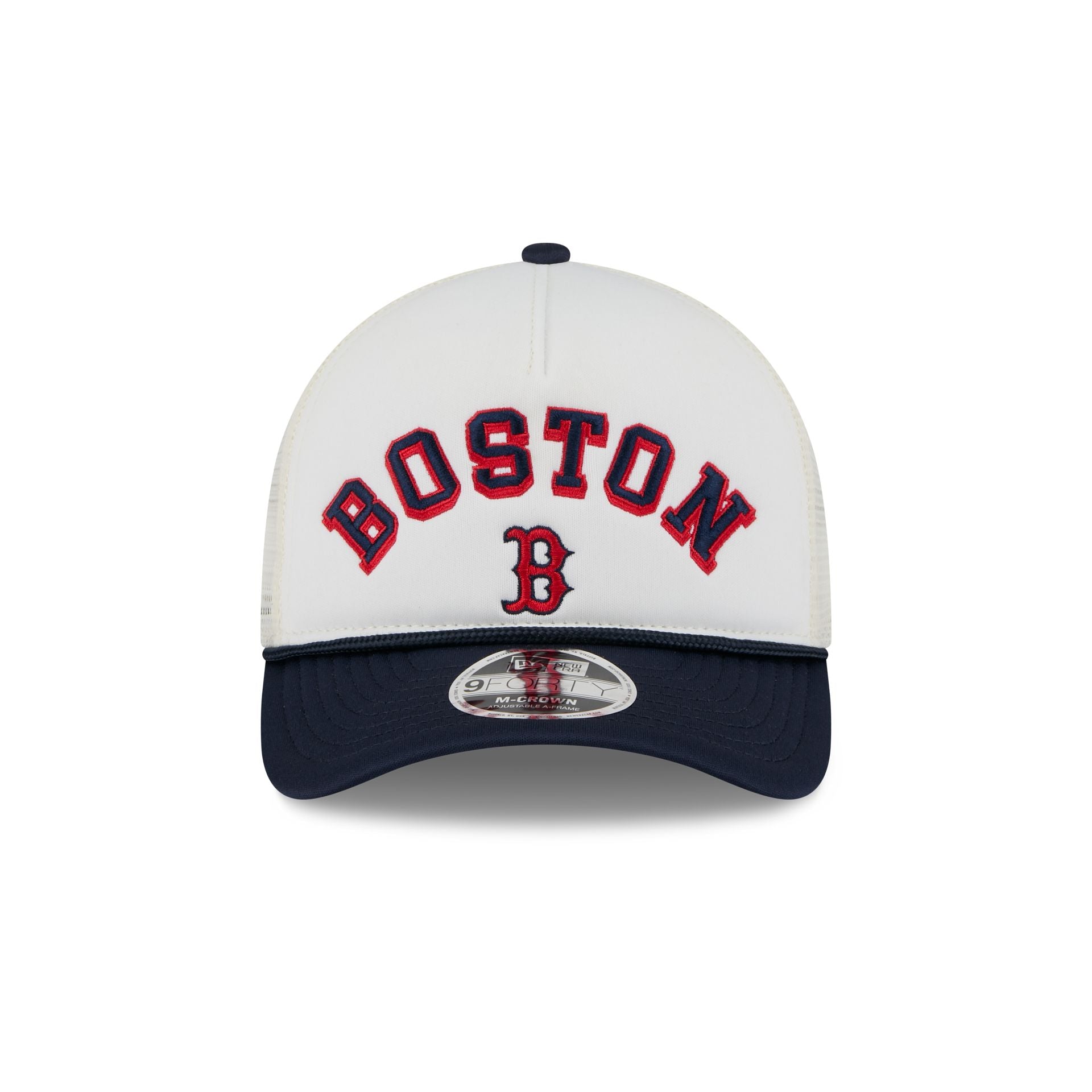 Boston Red Sox Chrome Arch 9FORTY M-Crown A-Frame Trucker Hat