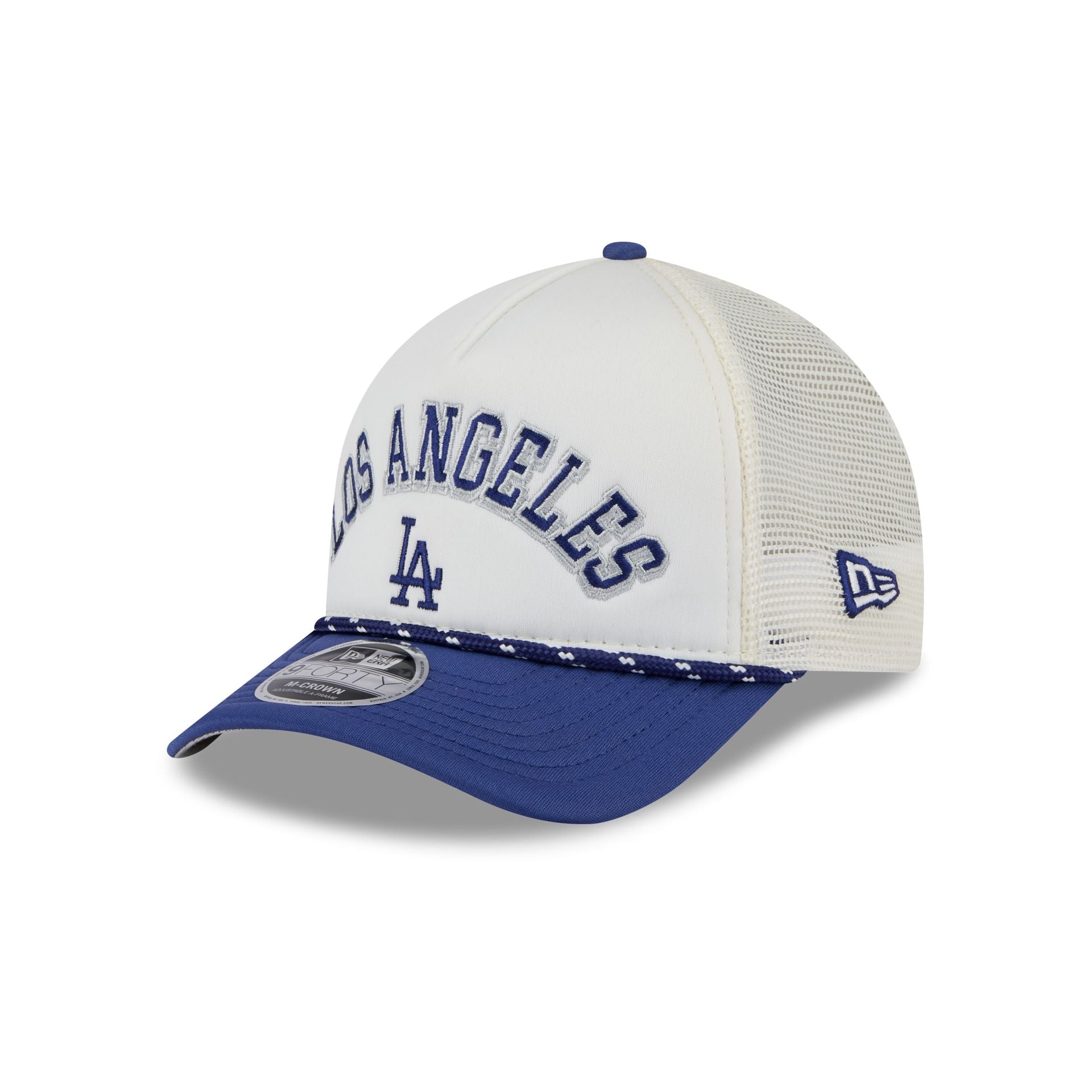 Los Angeles Dodgers Chrome Arch 9FORTY M-Crown A-Frame Trucker Hat