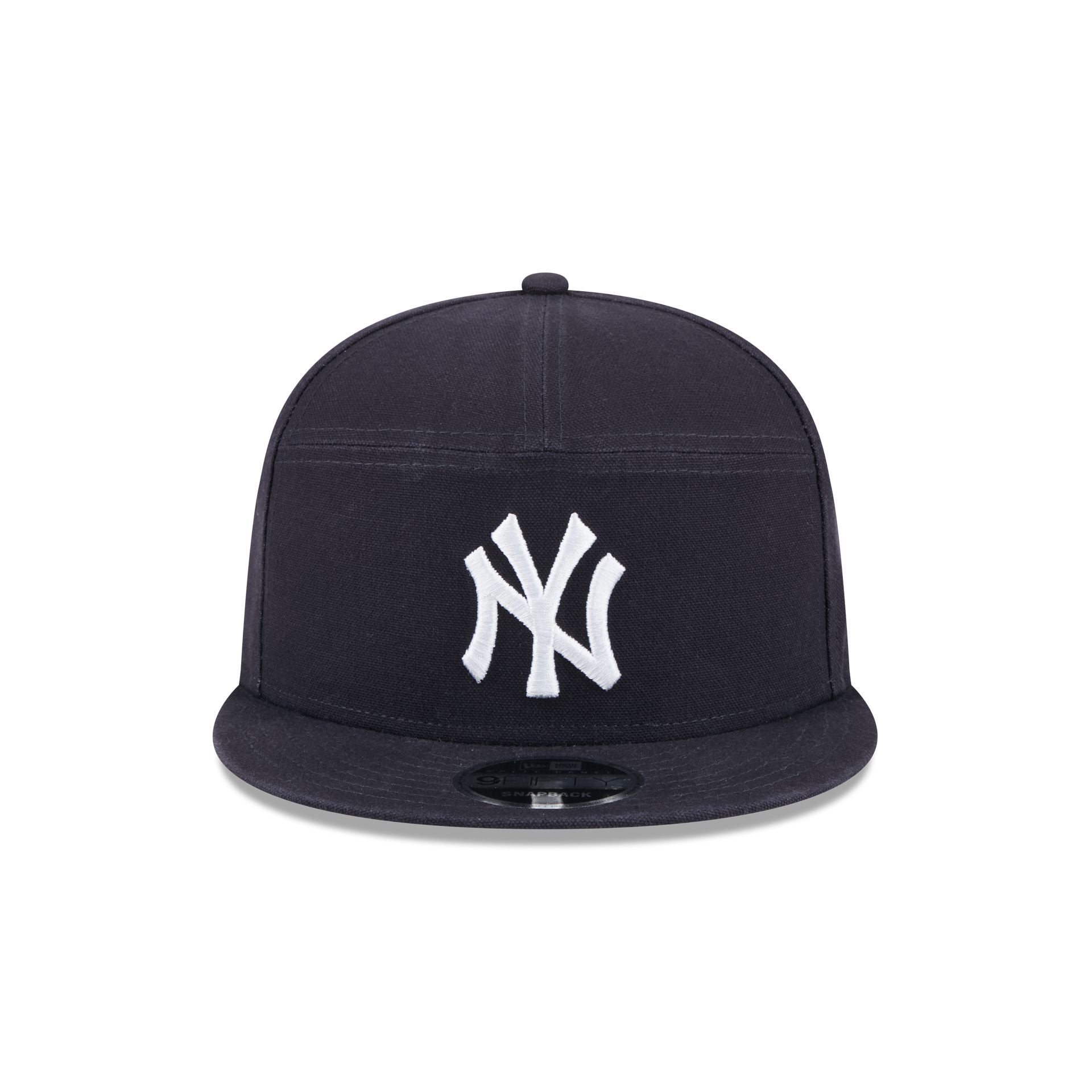 New York Yankees Cotton Canvas Split Panel 9FIFTY Trucker Hat
