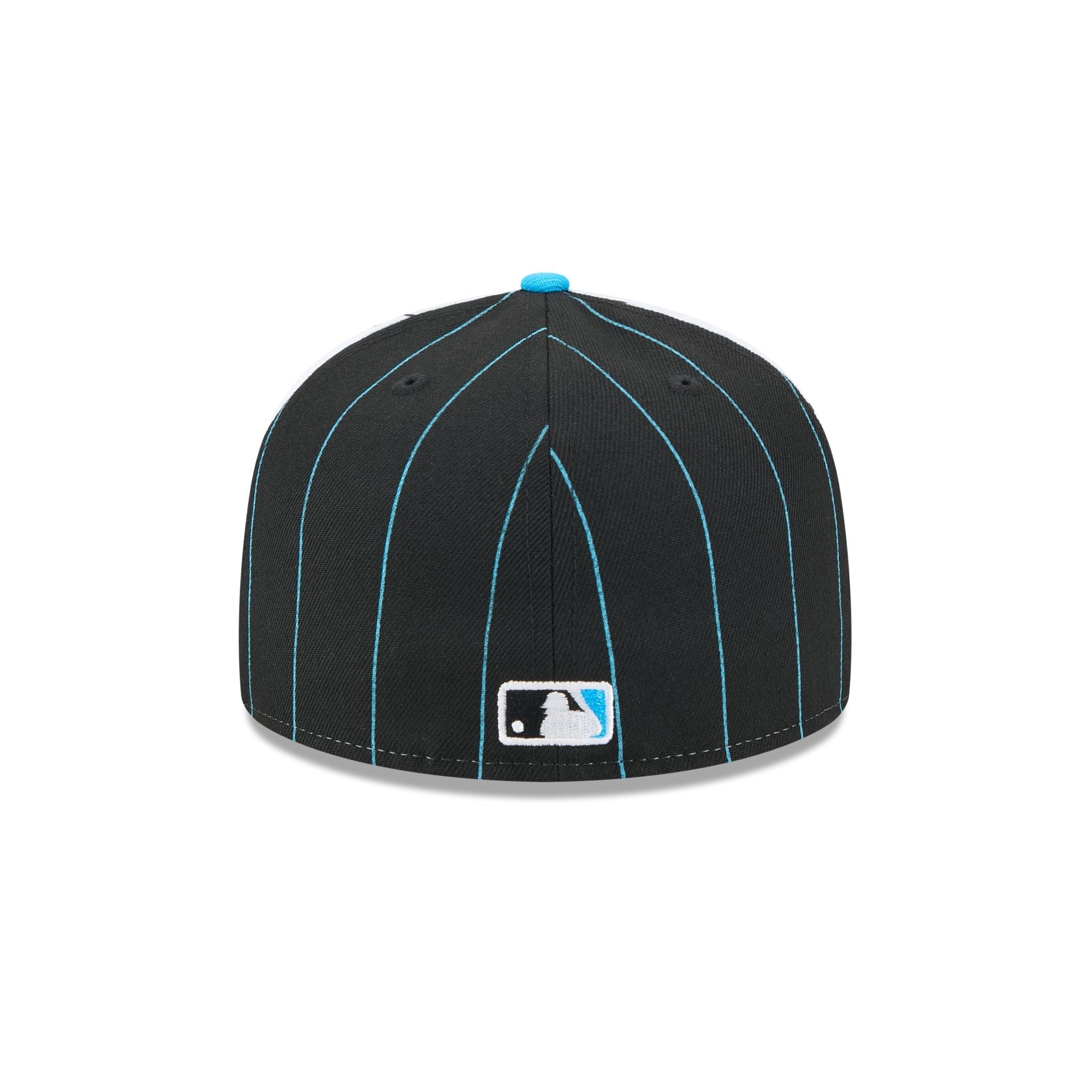 Miami Marlins Pinstripe League Pin 59FIFTY Fitted Hat