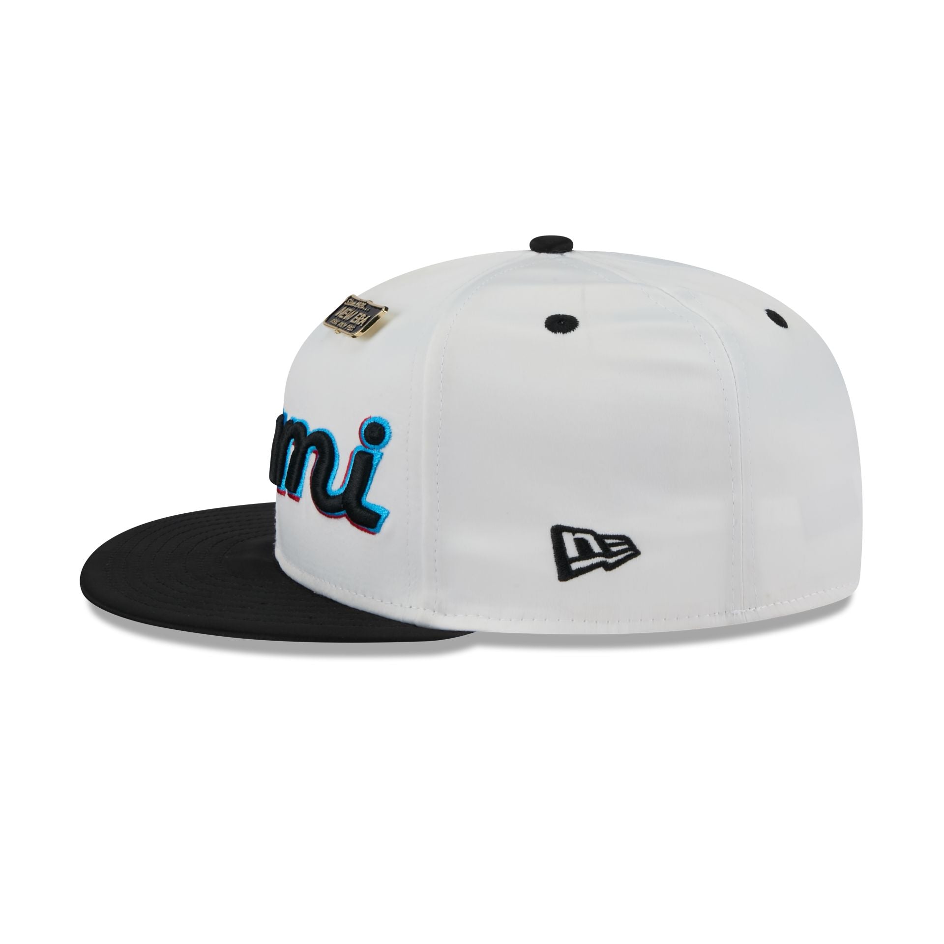 Miami Marlins Spring Satin 59FIFTY Fitted Hat