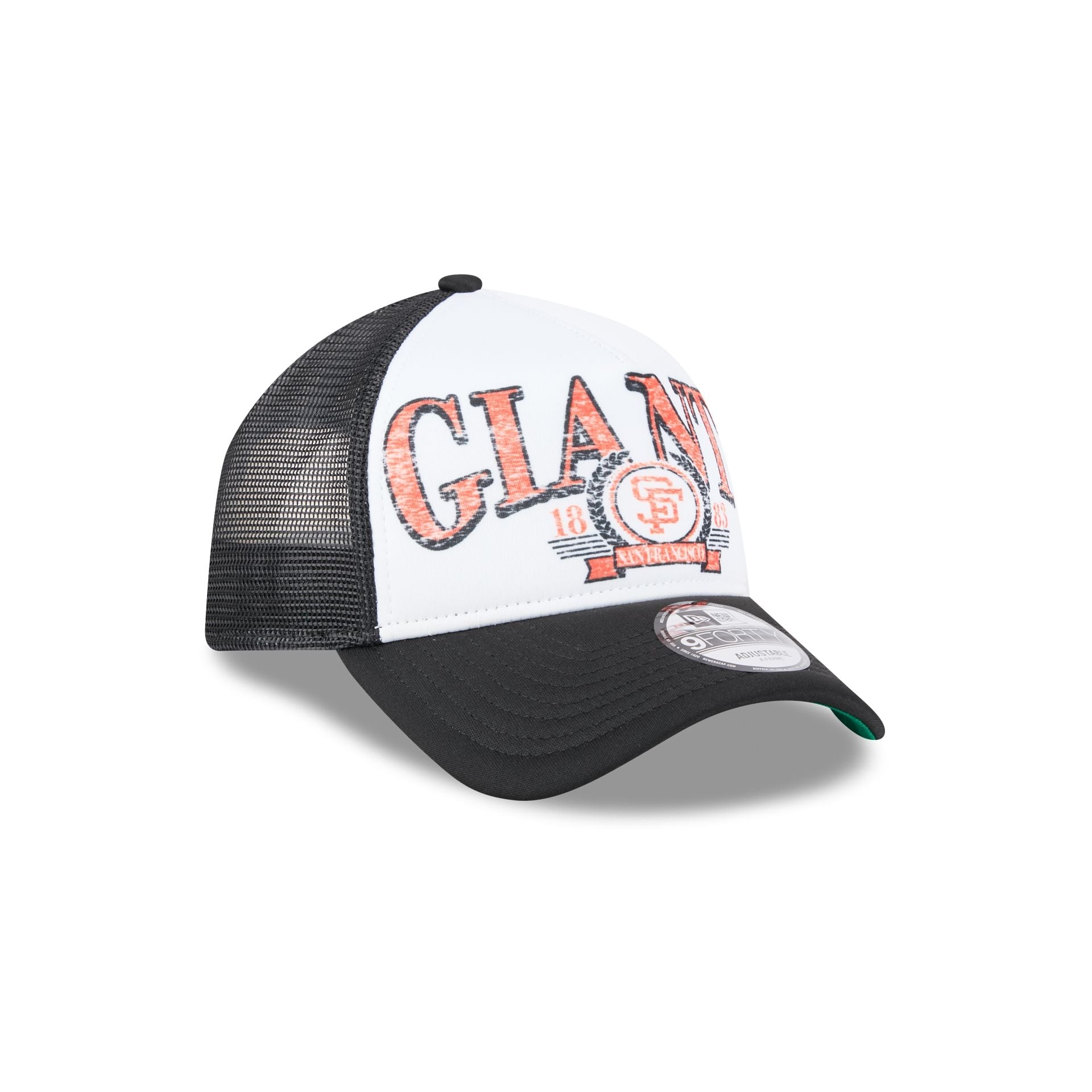San Francisco Giants Distressed 9FORTY A-Frame Trucker Hat