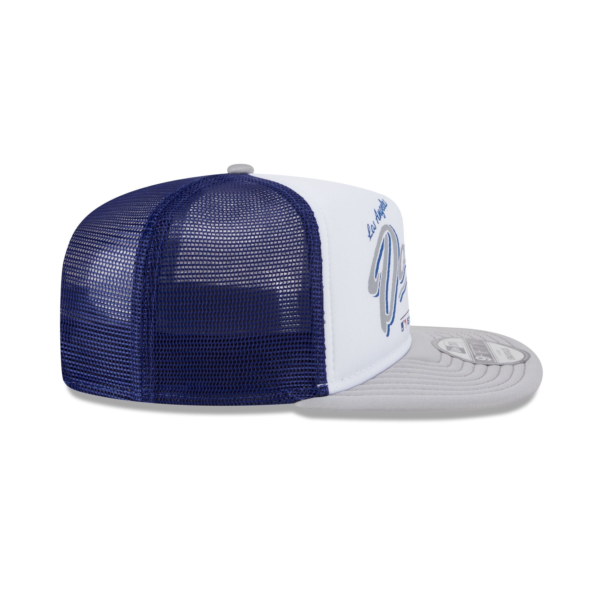Los Angeles Dodgers Retro Script 9FIFTY A-Frame Trucker Hat