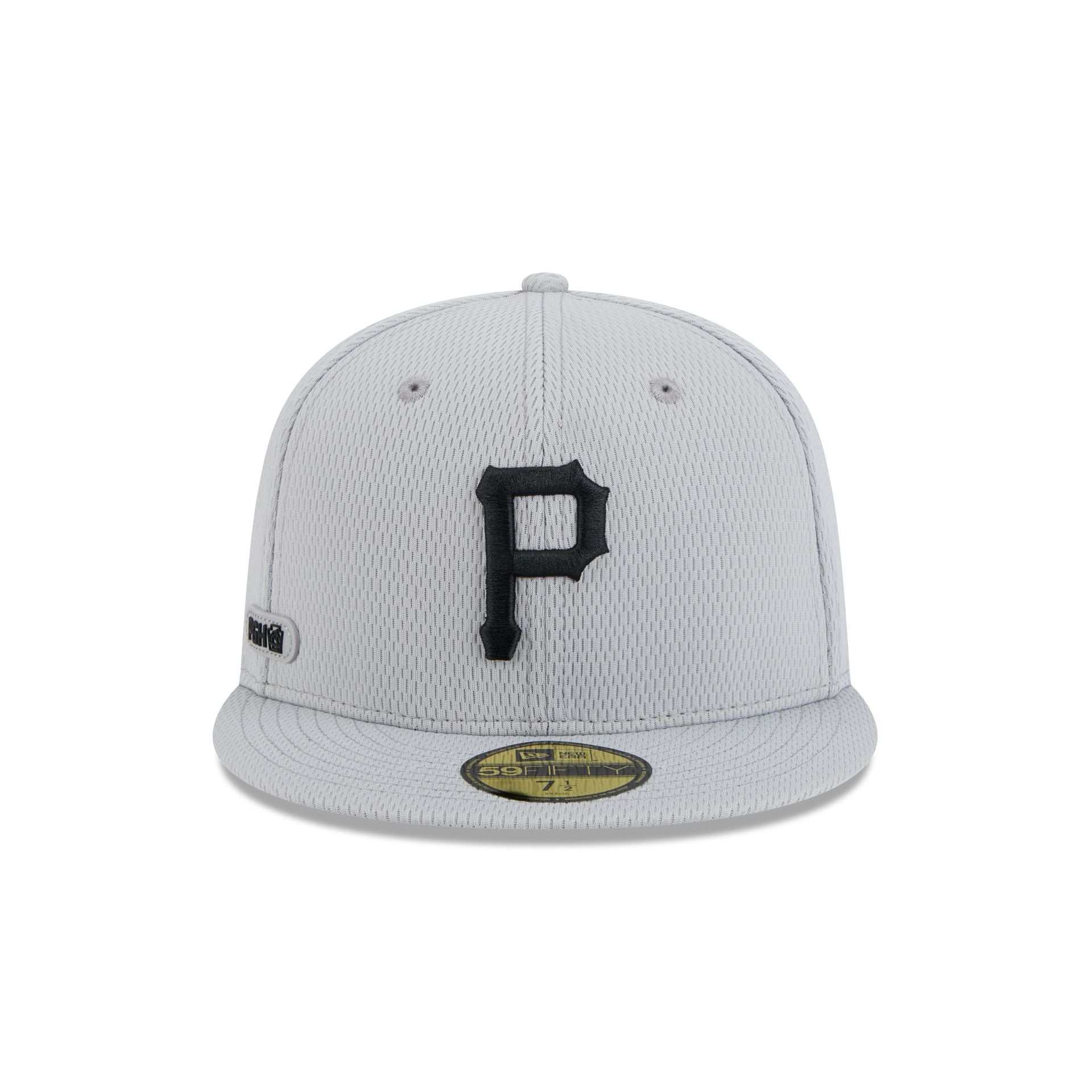 Pittsburgh Pirates 2025 Clubhouse Gray 59FIFTY Fitted Hat