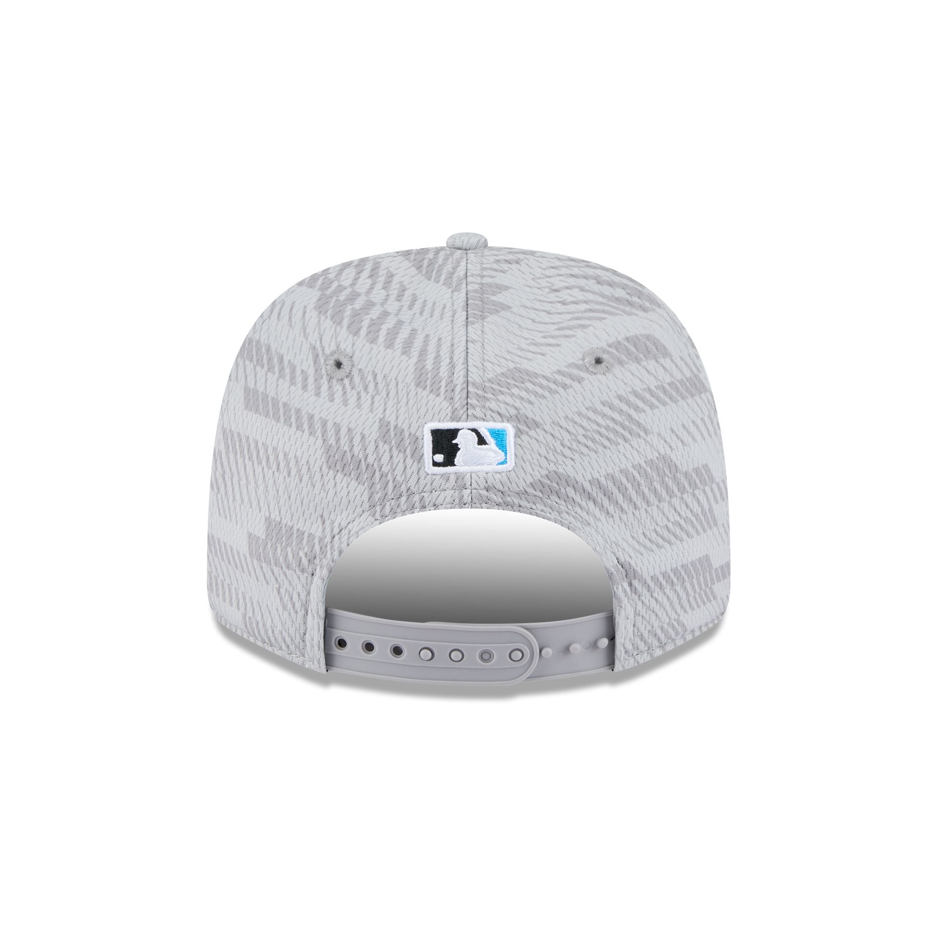 Miami Marlins 2025 Clubhouse Gray 9SEVENTY Stretch-Snap Hat