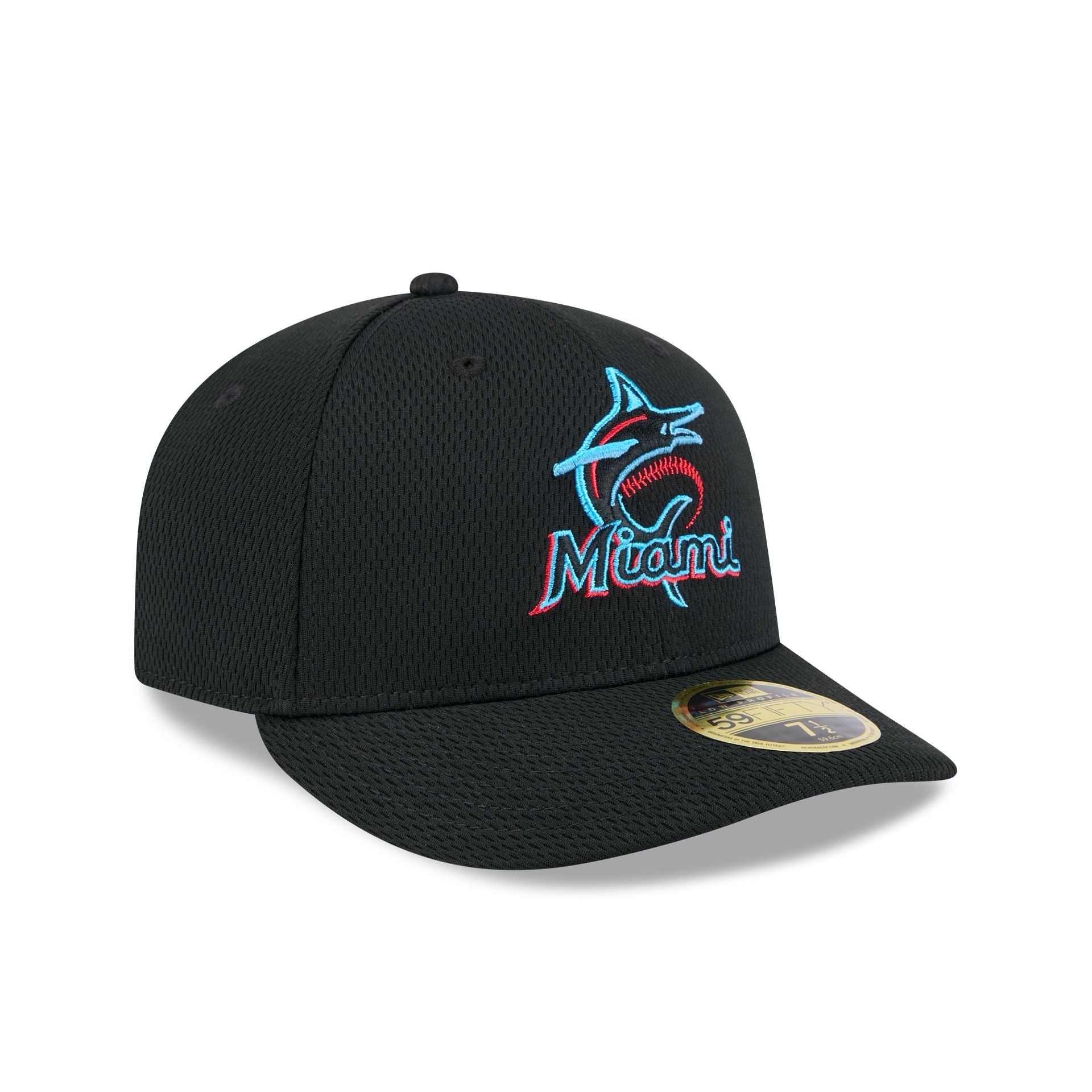 Miami Marlins 2025 Clubhouse Alt Low Profile 59FIFTY Fitted Hat