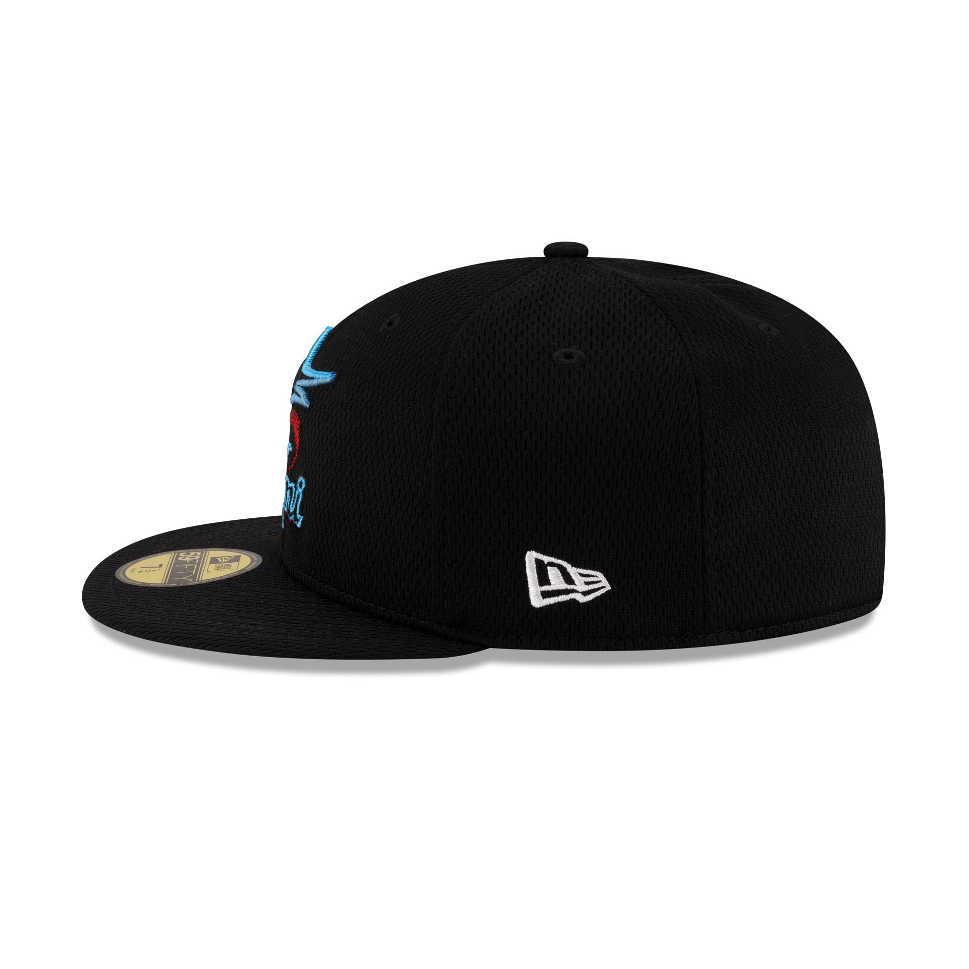 Miami Marlins 2025 Clubhouse Alt Black 59FIFTY Fitted Hat