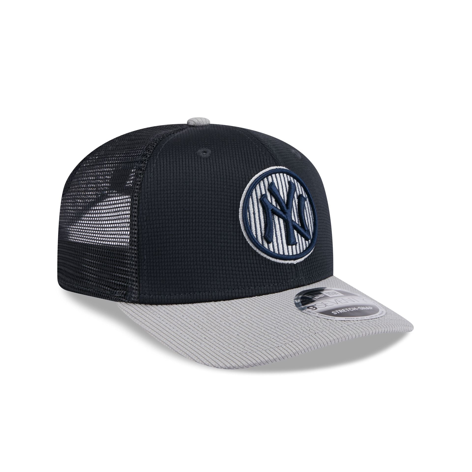 New York Yankees 2025 Batting Practice Gray 9SEVENTY Trucker Hat
