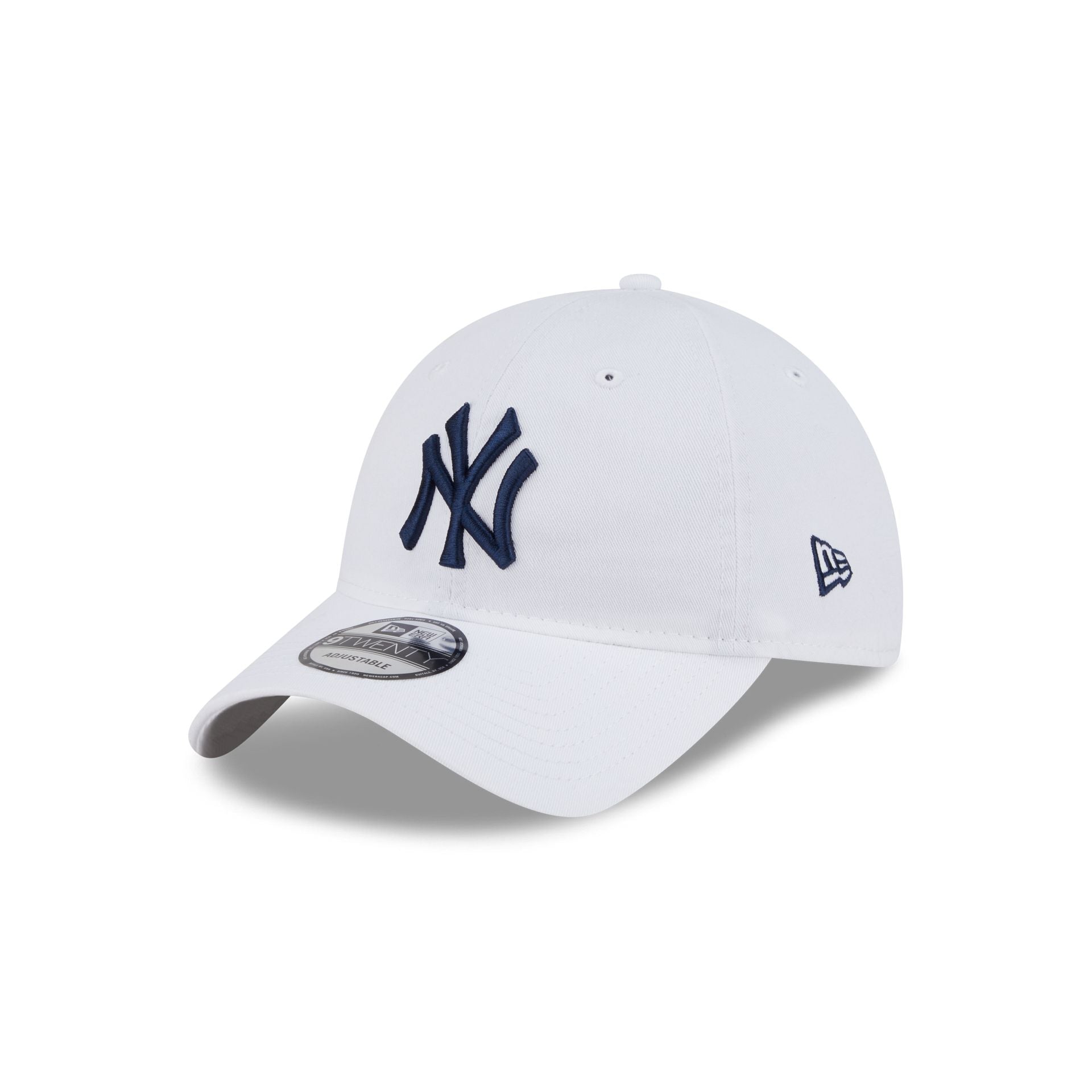 New York Yankees White 9TWENTY Adjustable Hat