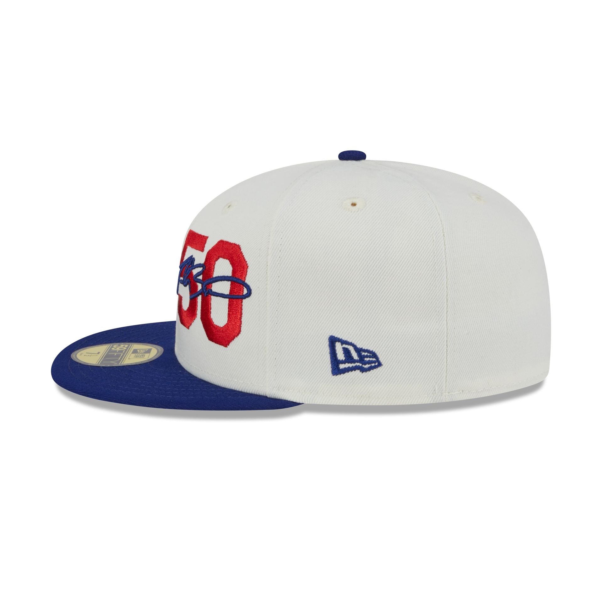 Los Angeles Dodgers Mookie Betts Chrome White 59FIFTY Fitted Hat