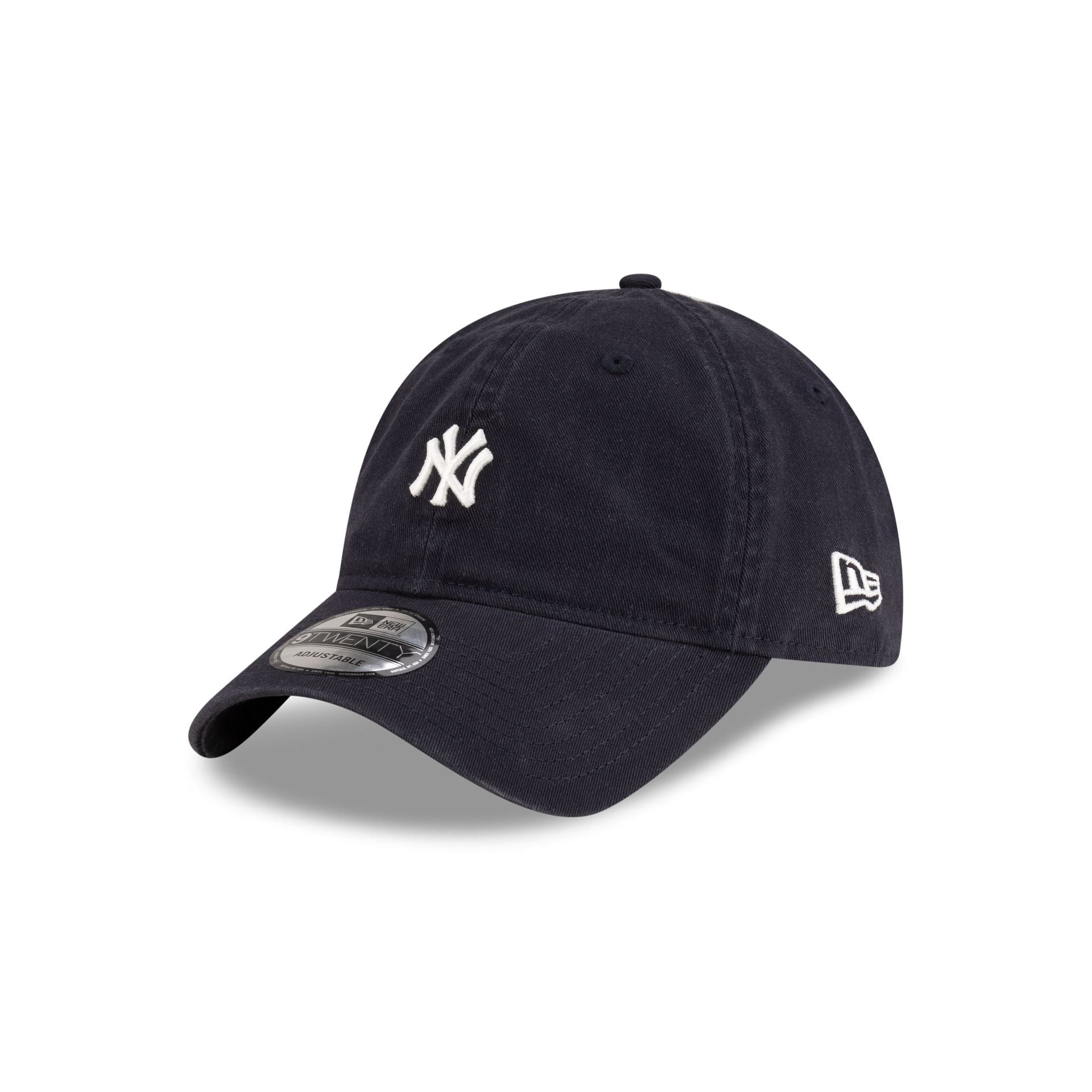 New York Yankees Mini Logo Washed Navy 9TWENTY Adjustable Hat