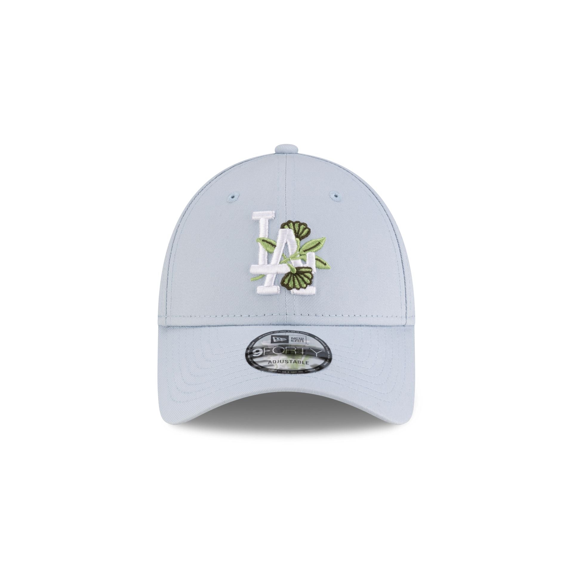 Los Angeles Dodgers Floral Pastel Blue 9FORTY Adjustable Hat