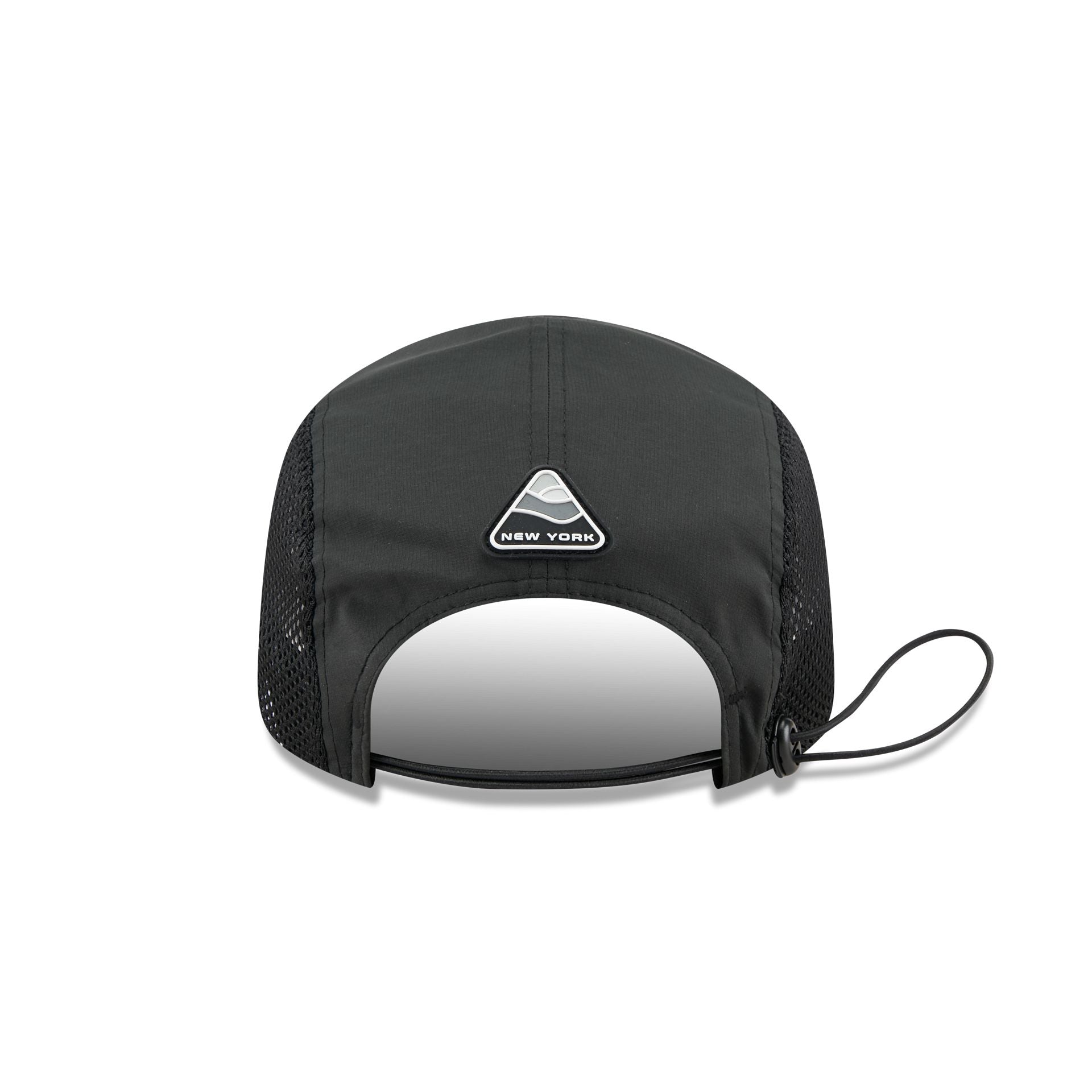 New York Yankees Black Poly Runner Adjustable Hat