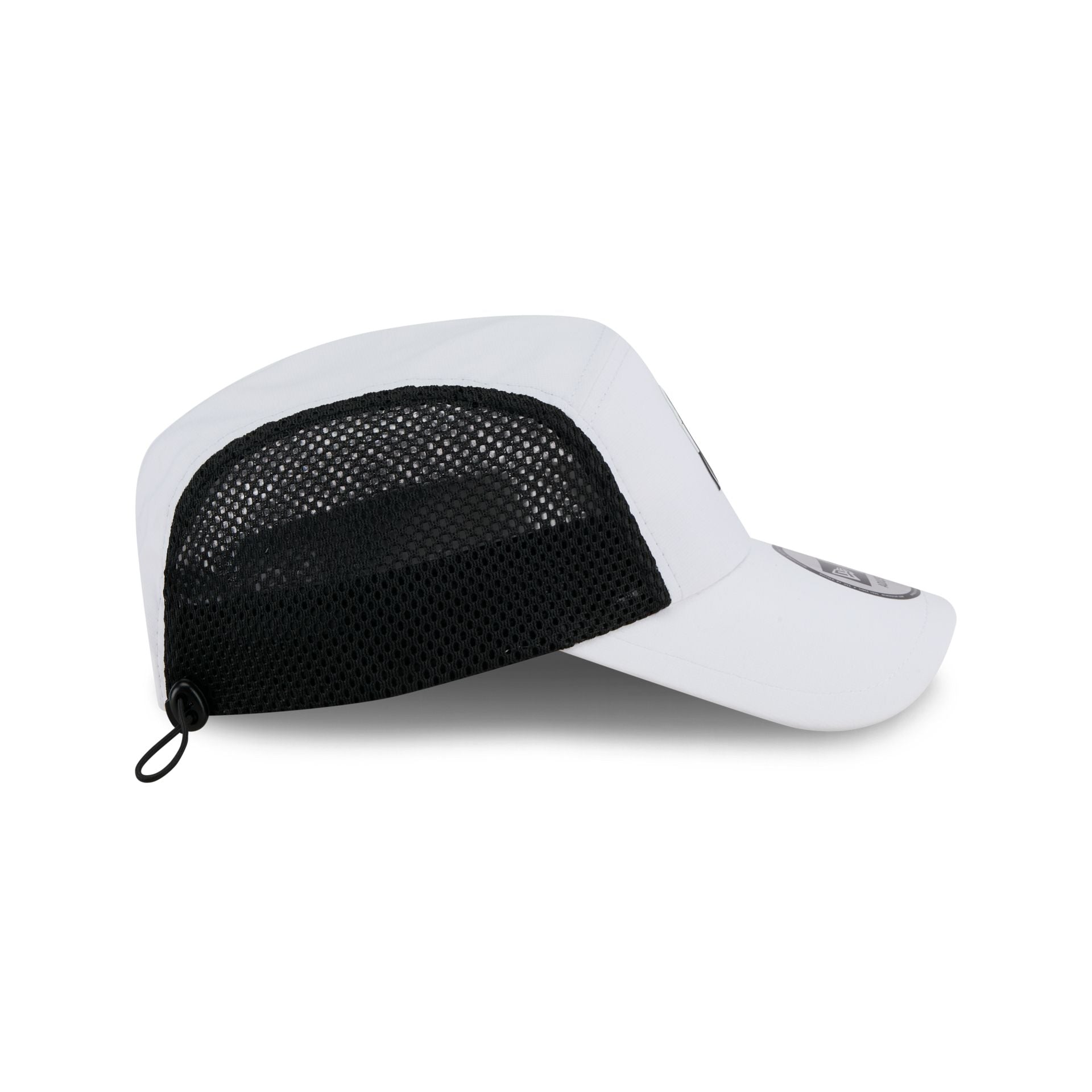 Miami Marlins White Poly Runner Adjustable Hat