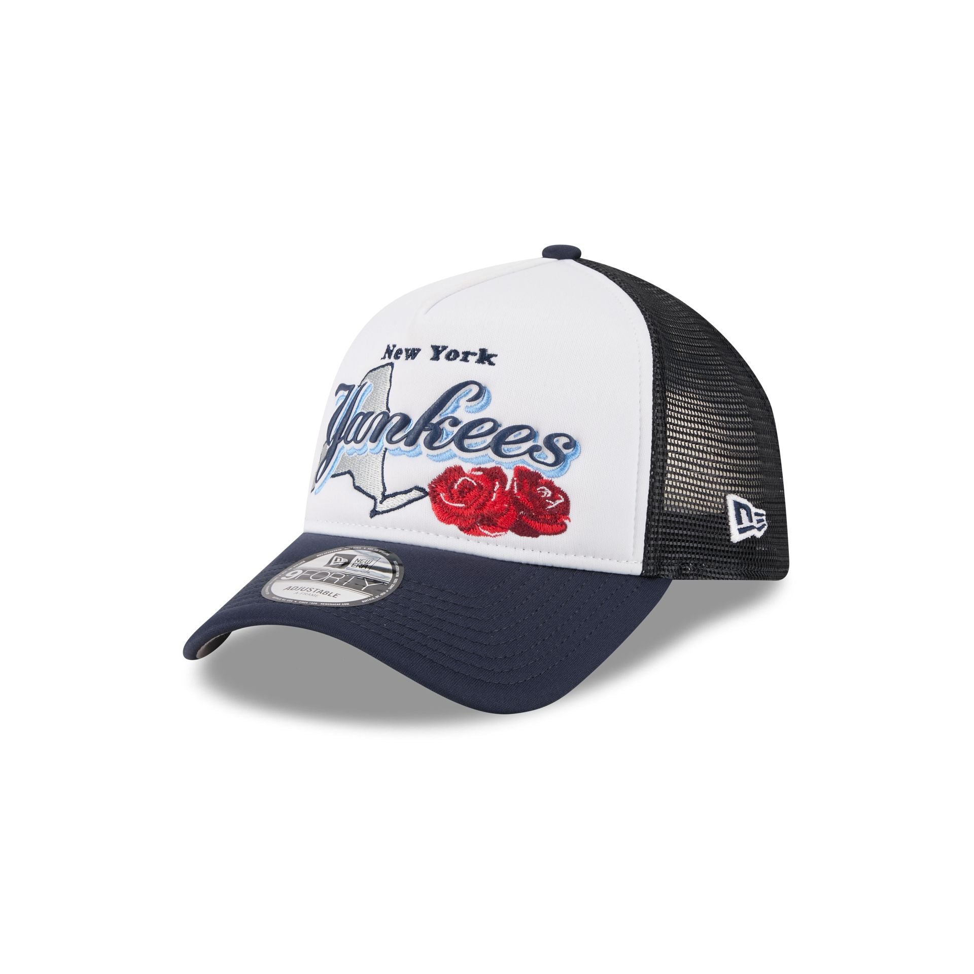 New York Yankees State Flower 9FORTY A-Frame Trucker Hat