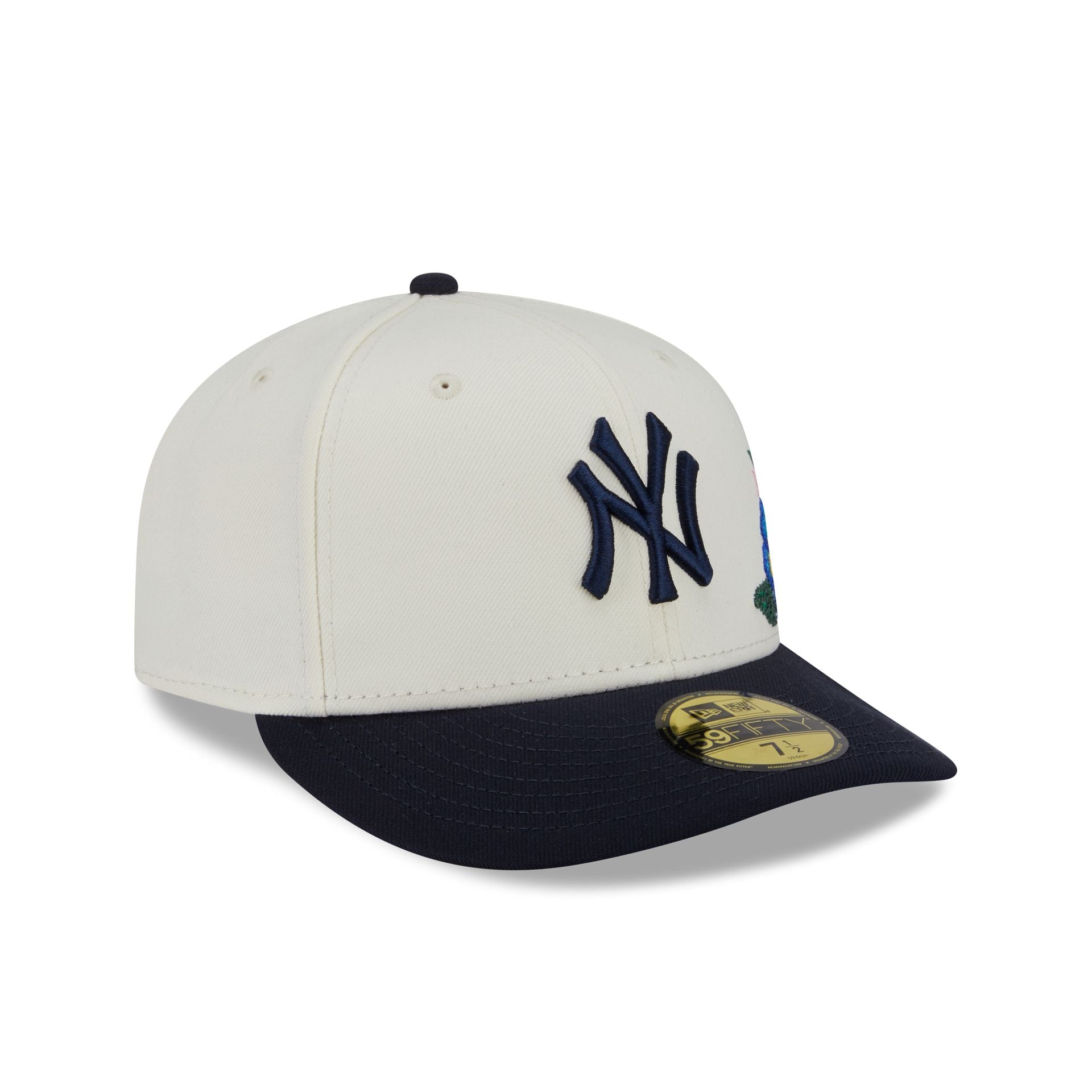 New York Yankees Tonal Florals White 59FIFTY Fitted Hat