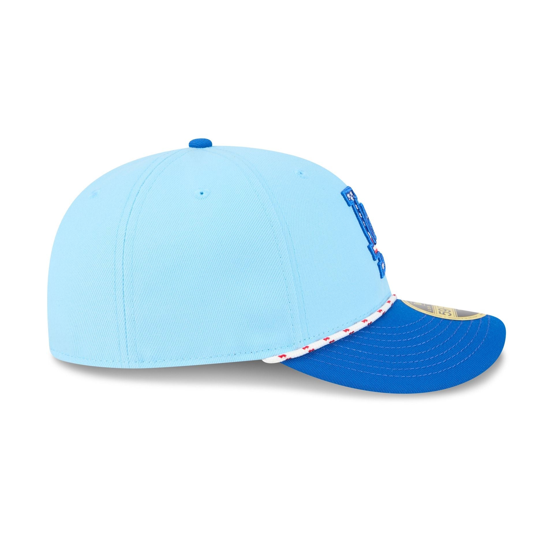 Los Angeles Dodgers Independence Day 2025 Low Profile 59FIFTY Fitted Hat