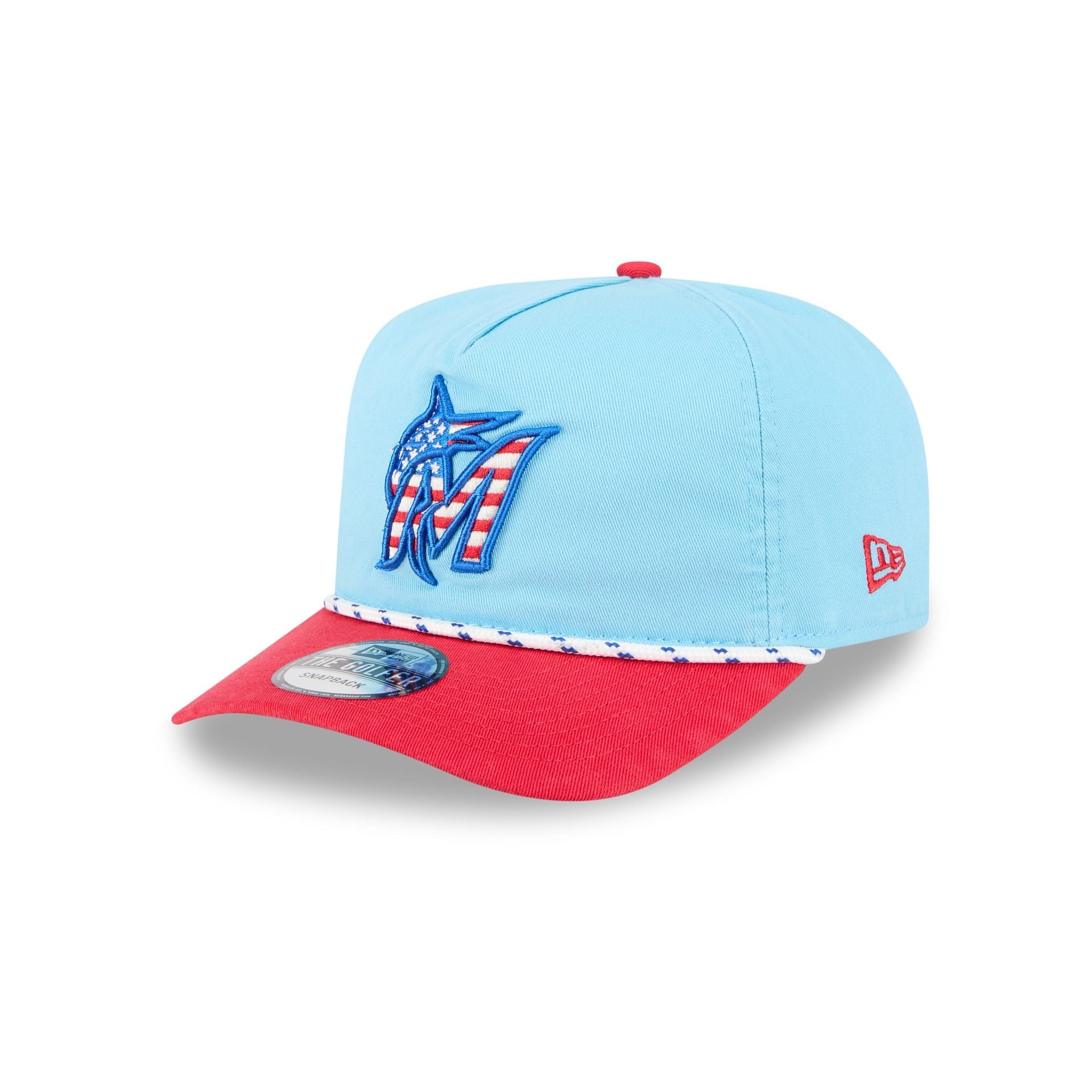 Miami Marlins Independence Day 2025 Golfer Hat