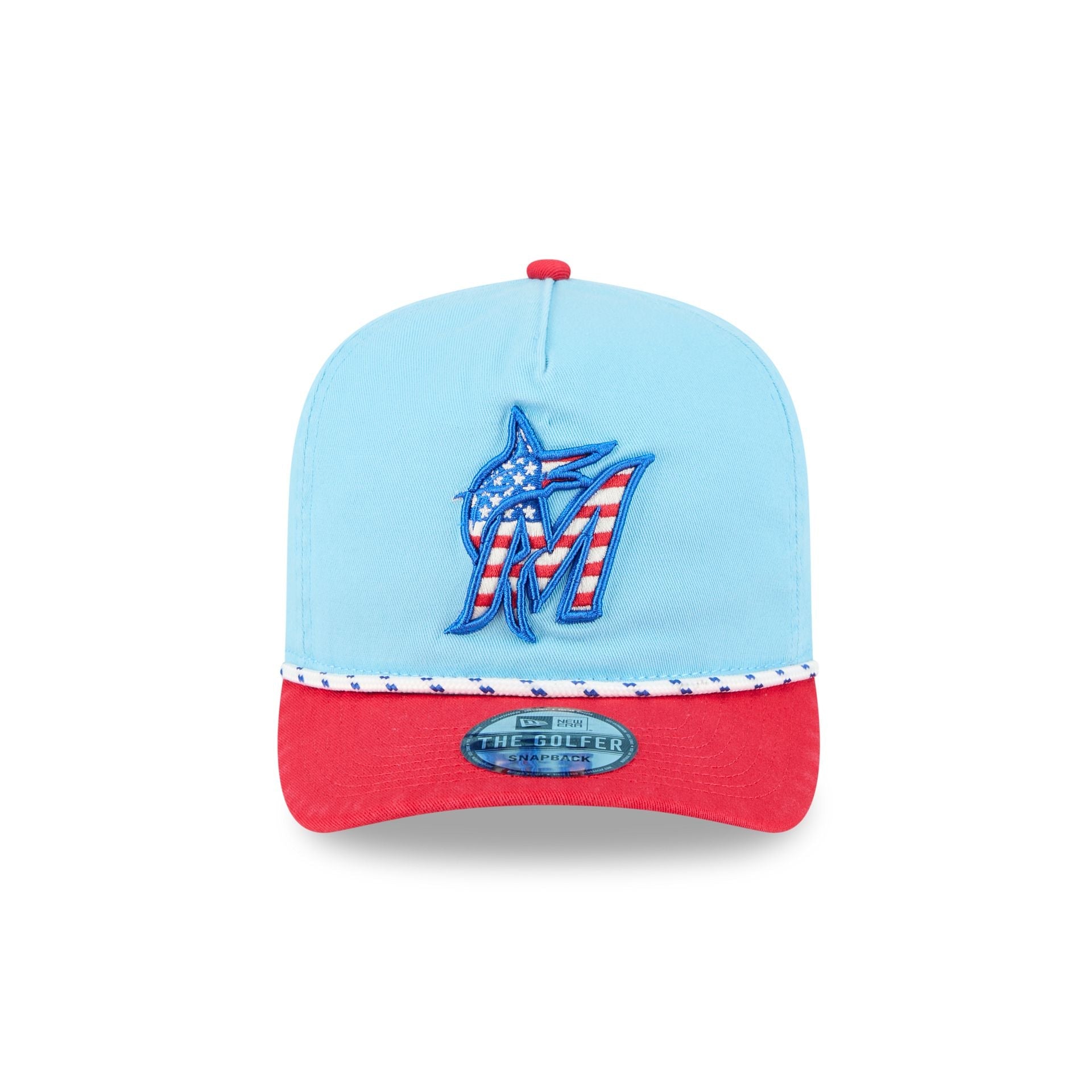 Miami Marlins Independence Day 2025 Golfer Hat