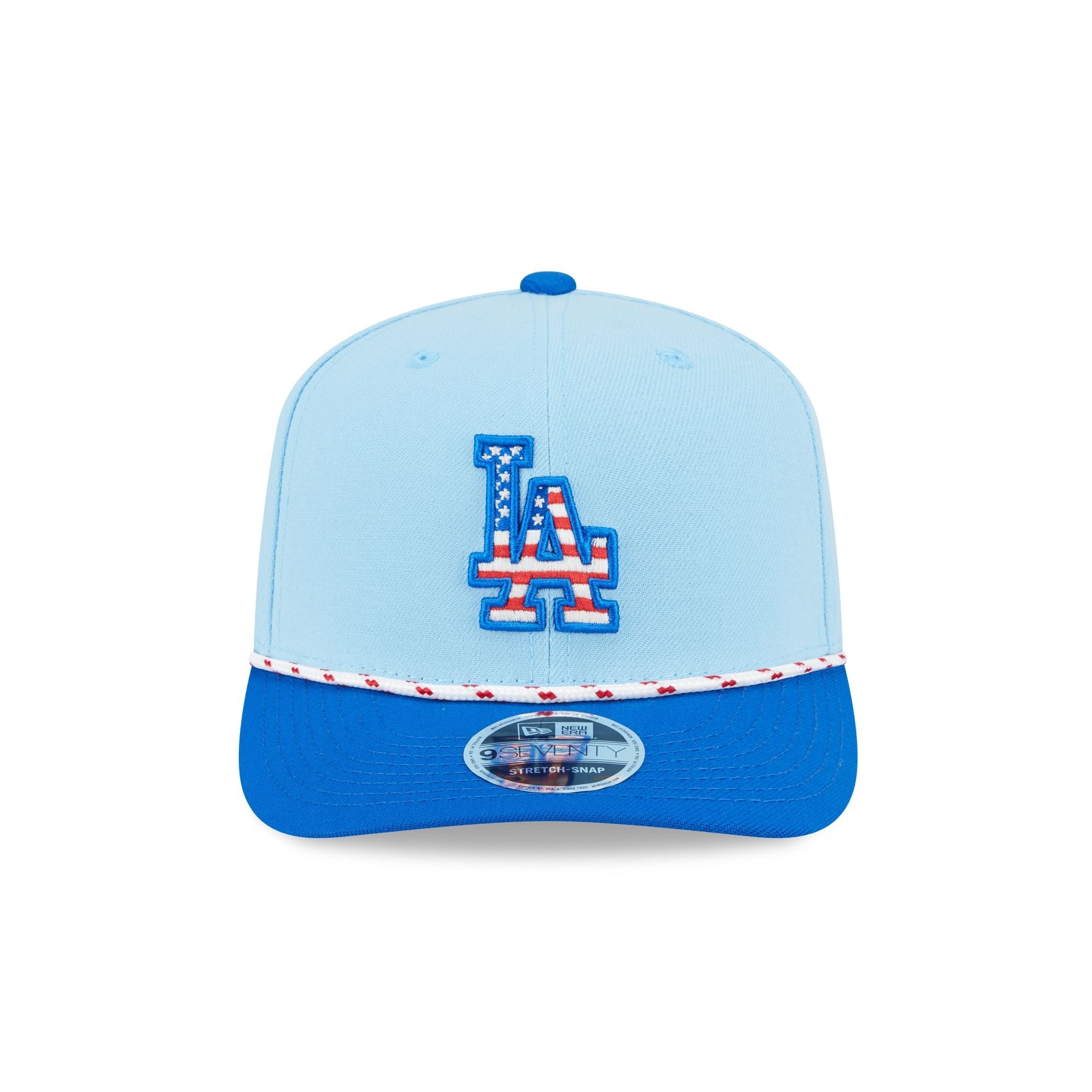 Los Angeles Dodgers Independence Day 2025 9SEVENTY Stretch-Snap Hat