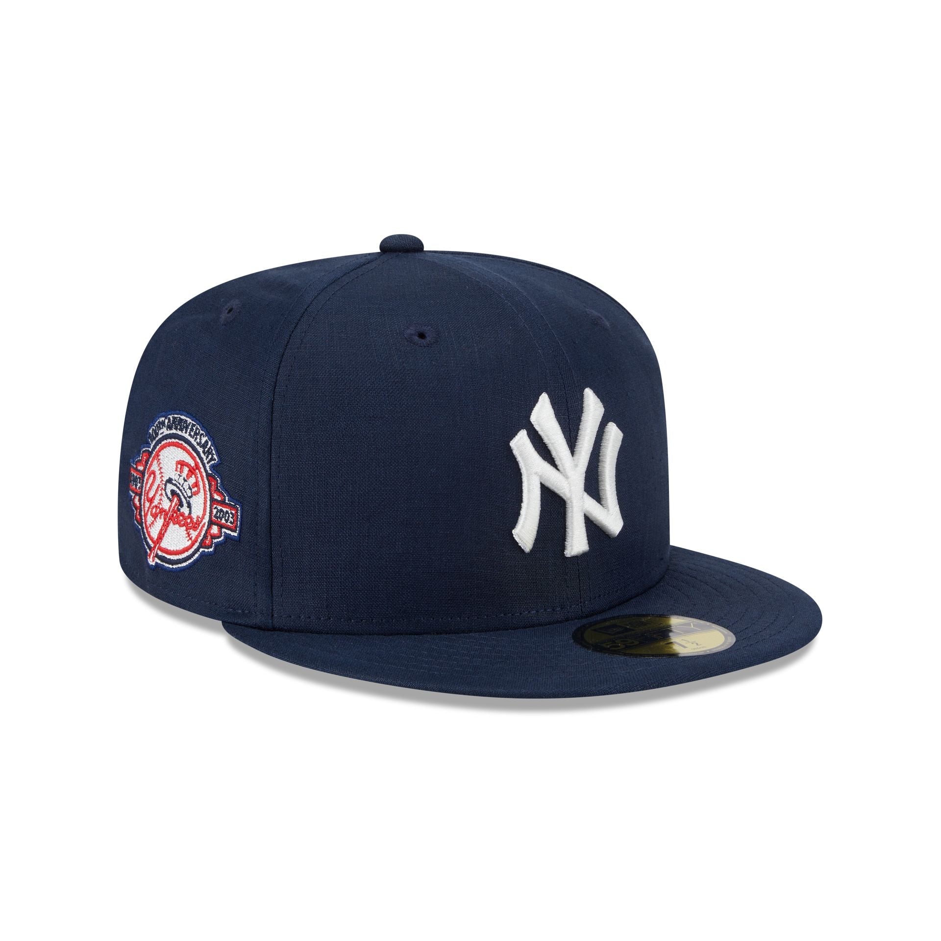 Team Linen New York Yankees 59FIFTY Fitted Hat