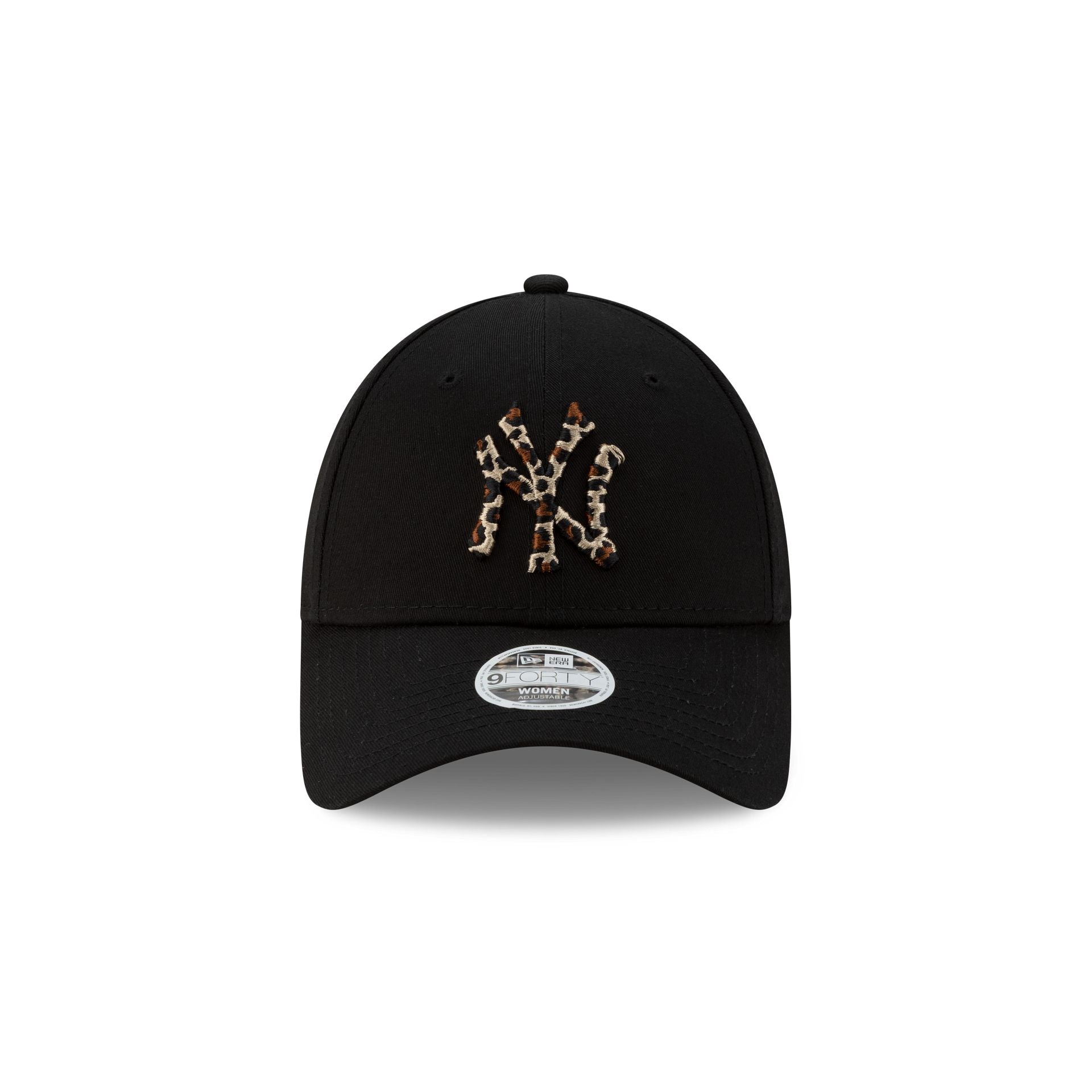 New York Yankees Leopard Print Logo Women's 9FORTY Adjustable Hat