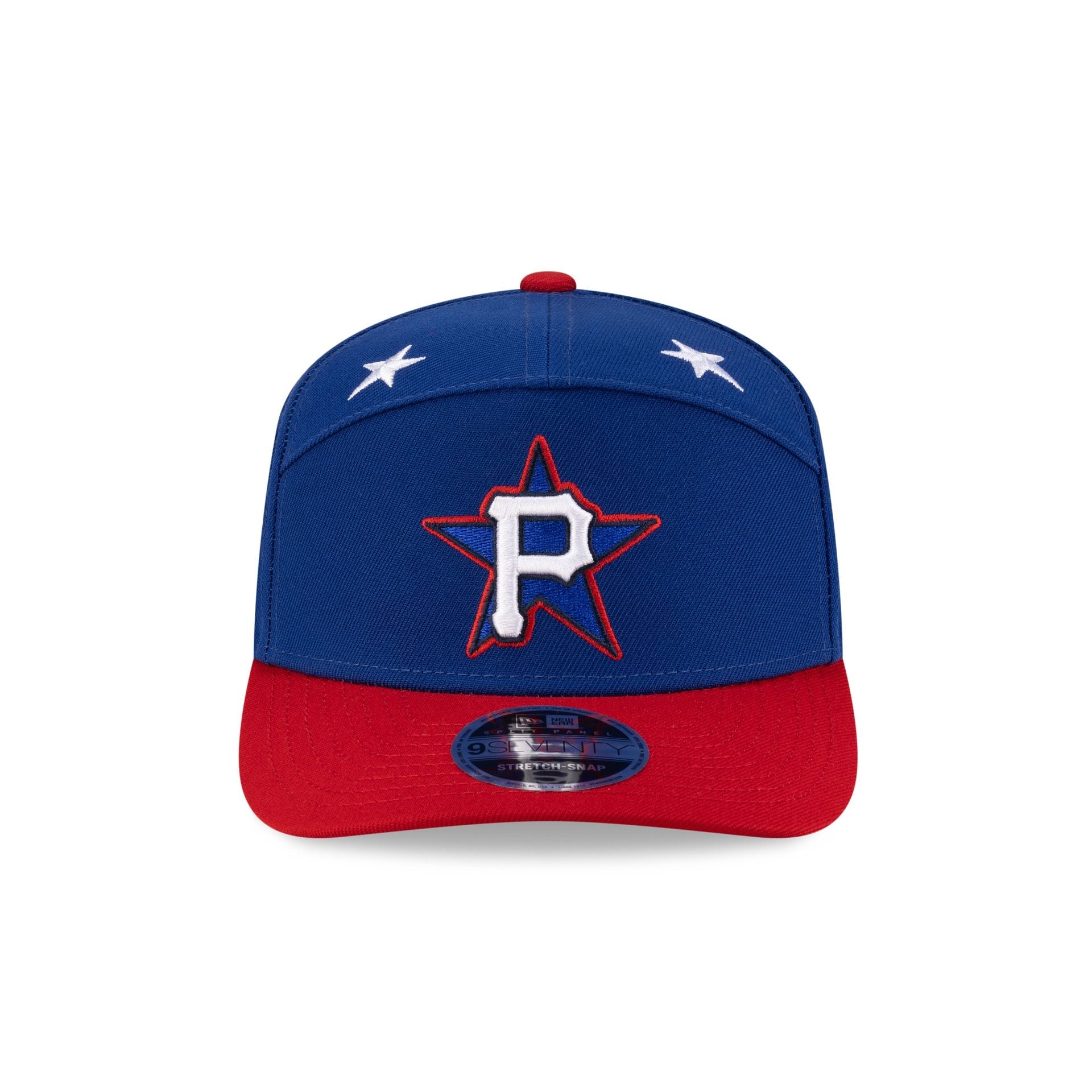 Pittsburgh Pirates 2025 All-Star Game Workout Split Panel 9SEVENTY Stretch-Snap Hat