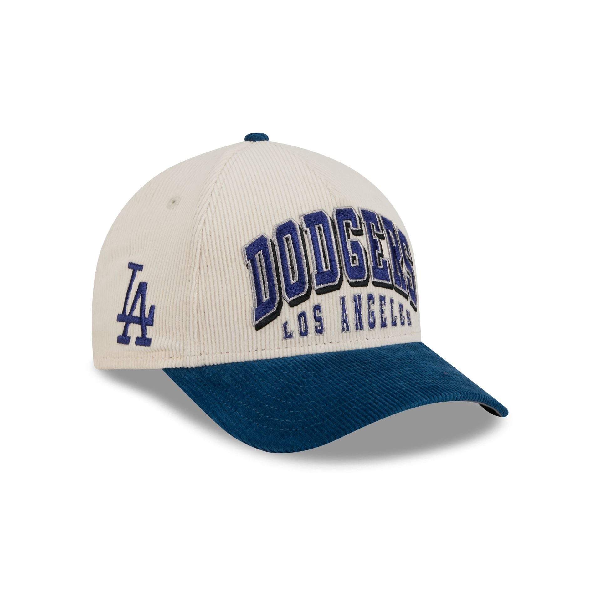 Los Angeles Dodgers Stacked Corduroy 9FORTY M-Crown A-Frame Snapback Hat