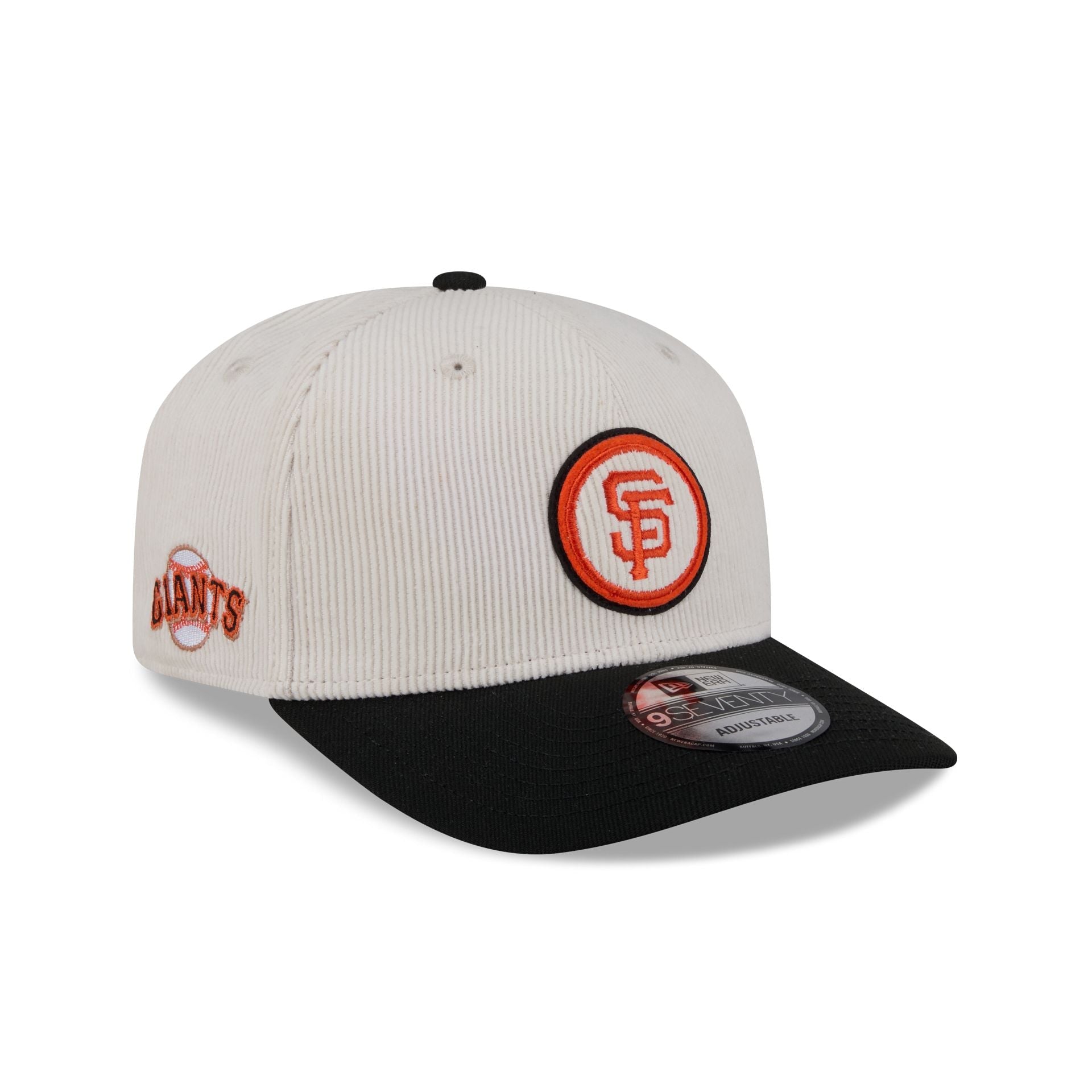 San Francisco Giants Loyal Corduroy 9SEVENTY Stretch-Snap Hat
