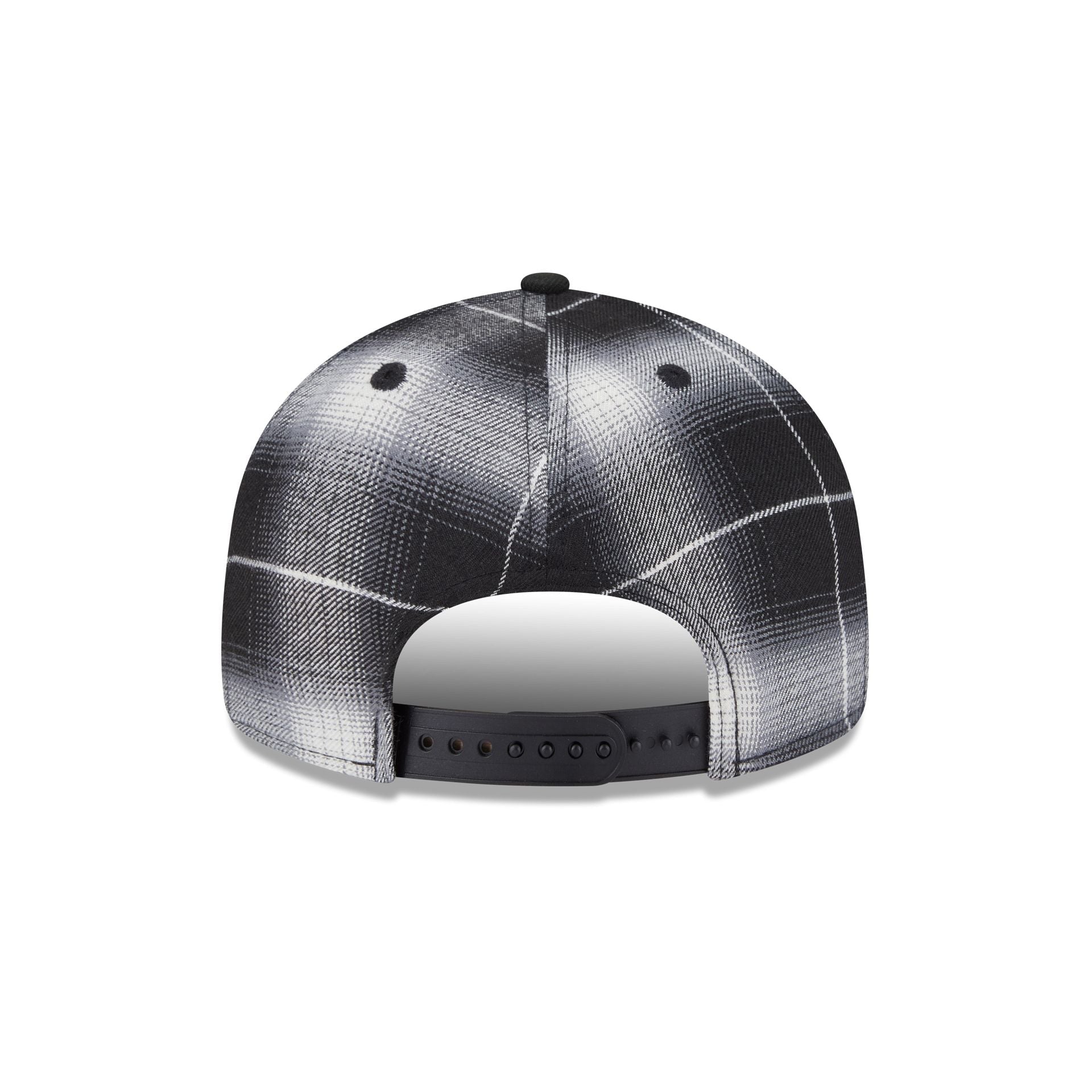 San Francisco Giants Black and White Plaid Retro Crown 9FIFTY Snapback Hat