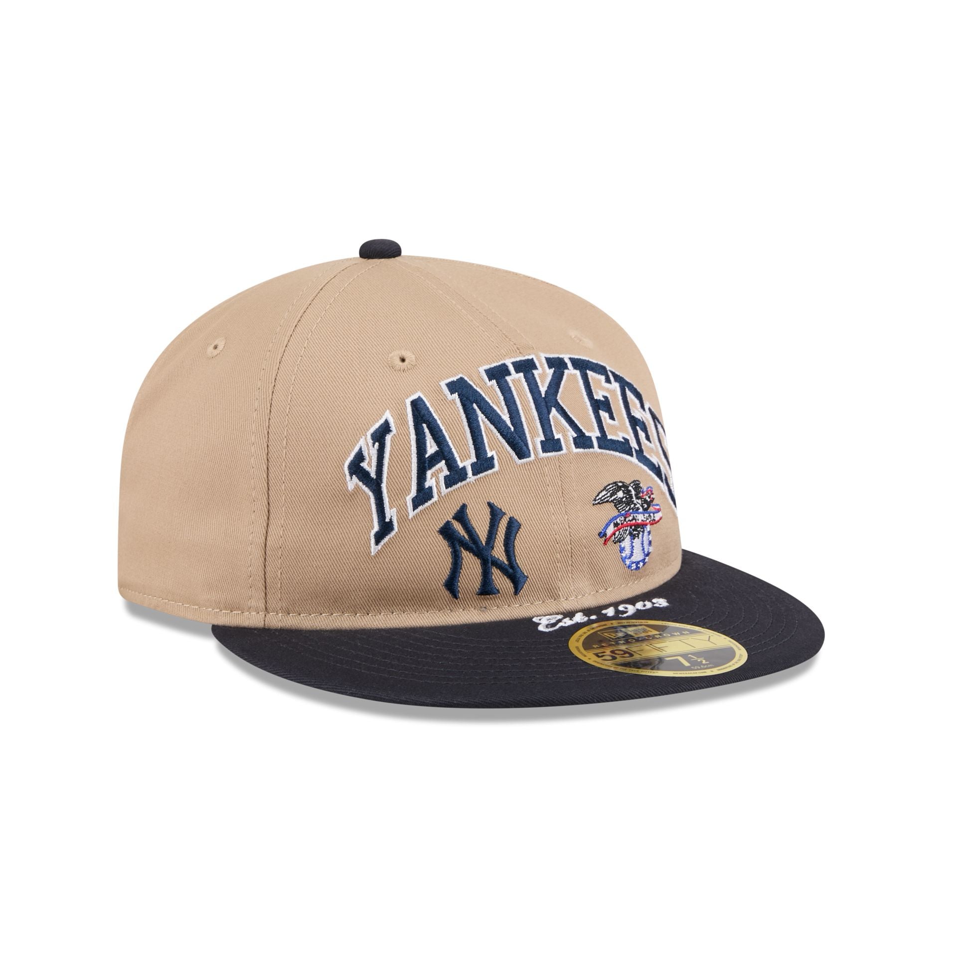 New York Yankees Camel Retro Crown 59FIFTY Fitted Hat