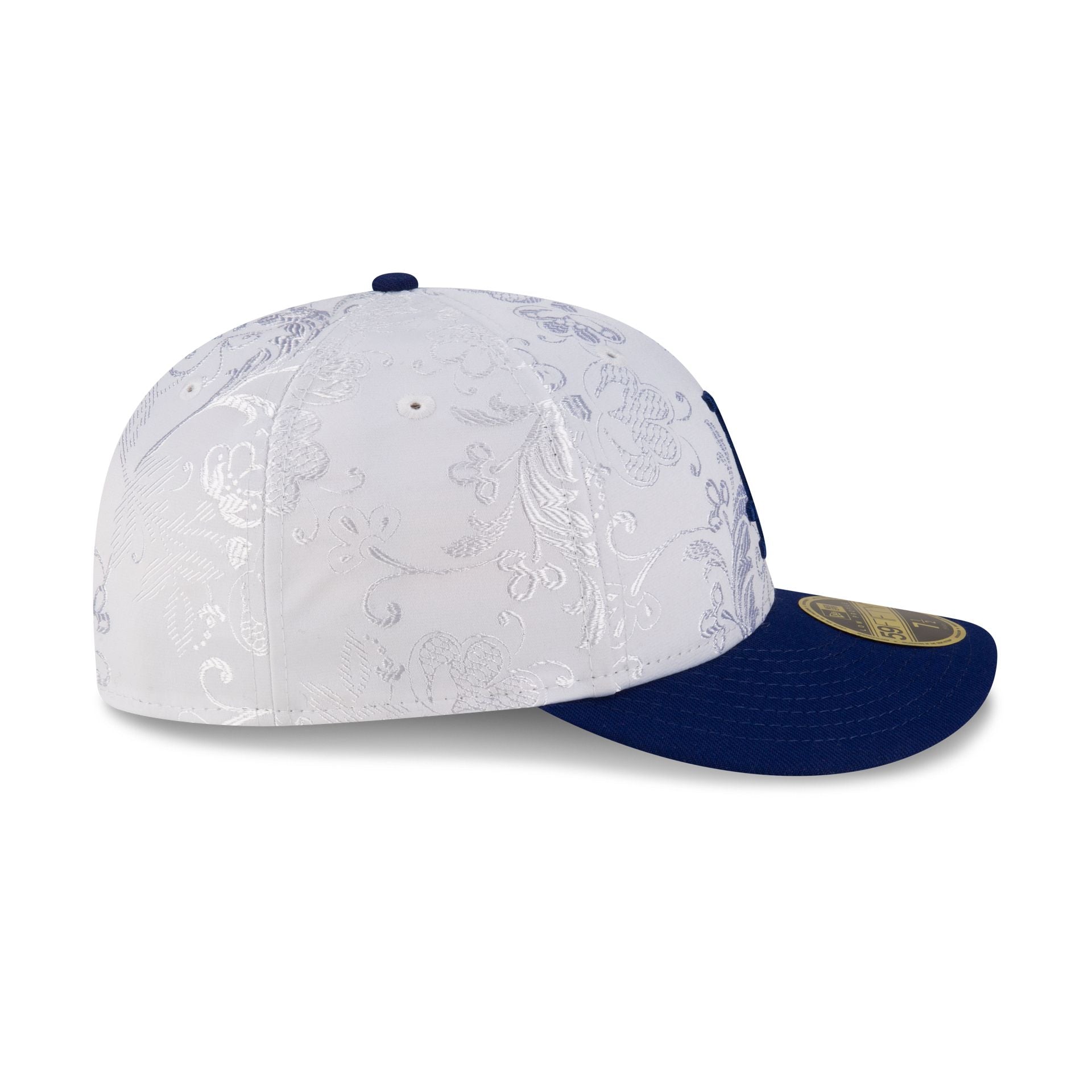 Los Angeles Dodgers Floral Shine Low Profile 59FIFTY Fitted Hat