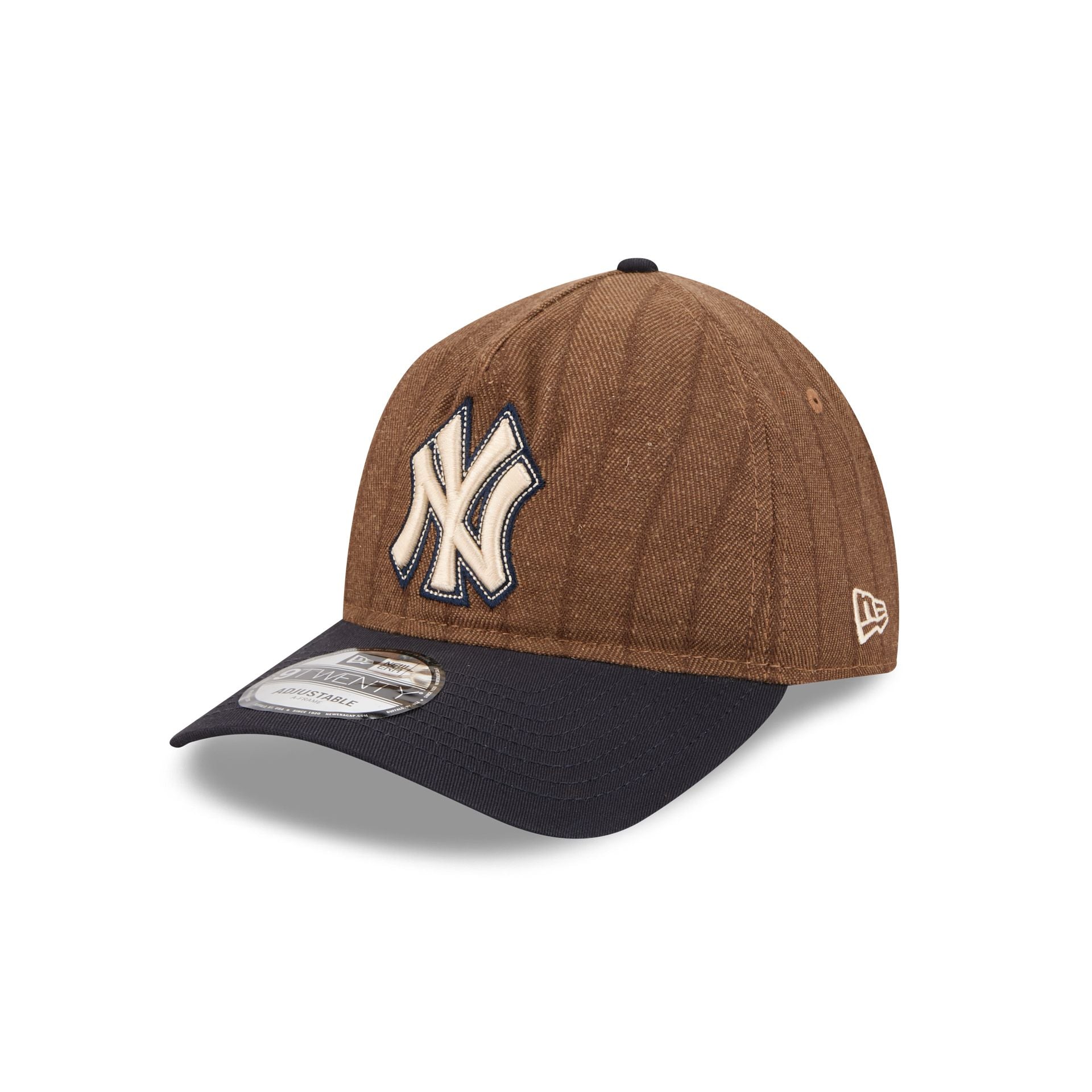 New York Yankees Three Looms Wool Pinstripe 9TWENTY A-Frame Adjustable Hat