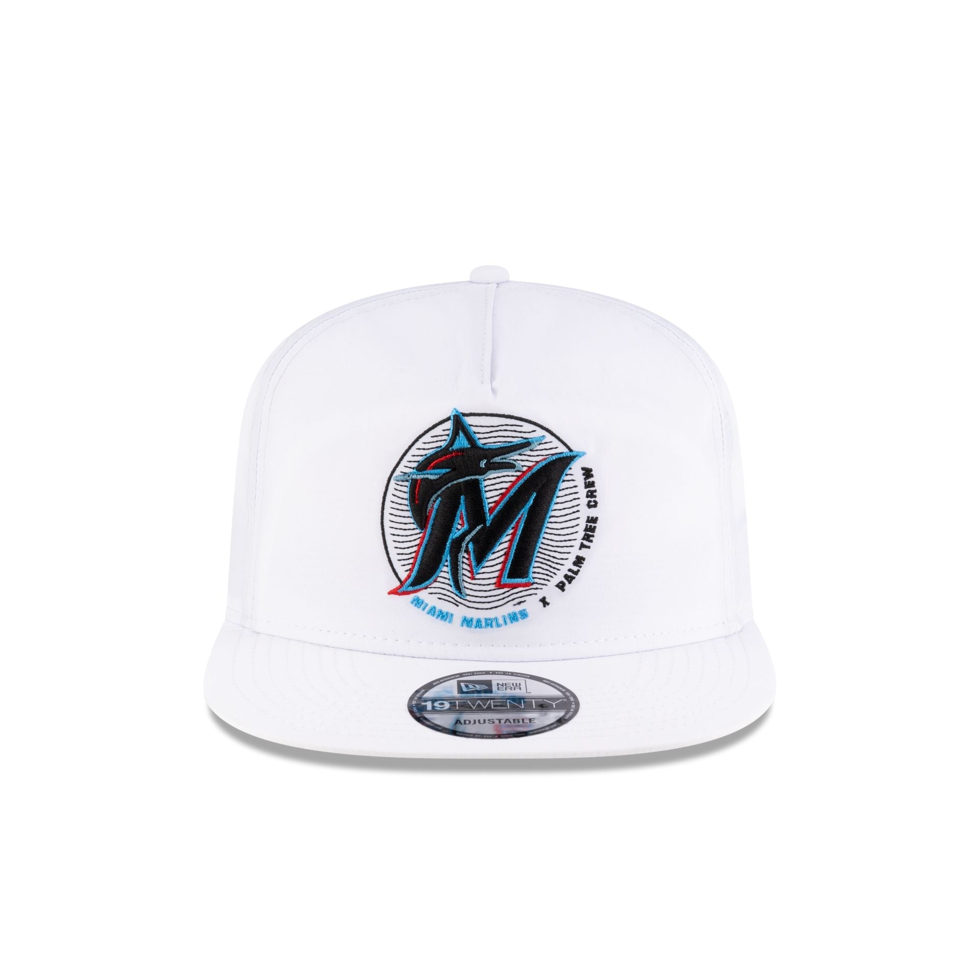 Palm Tree Crew x Miami Marlins Chrome White 19TWENTY Adjustable Hat