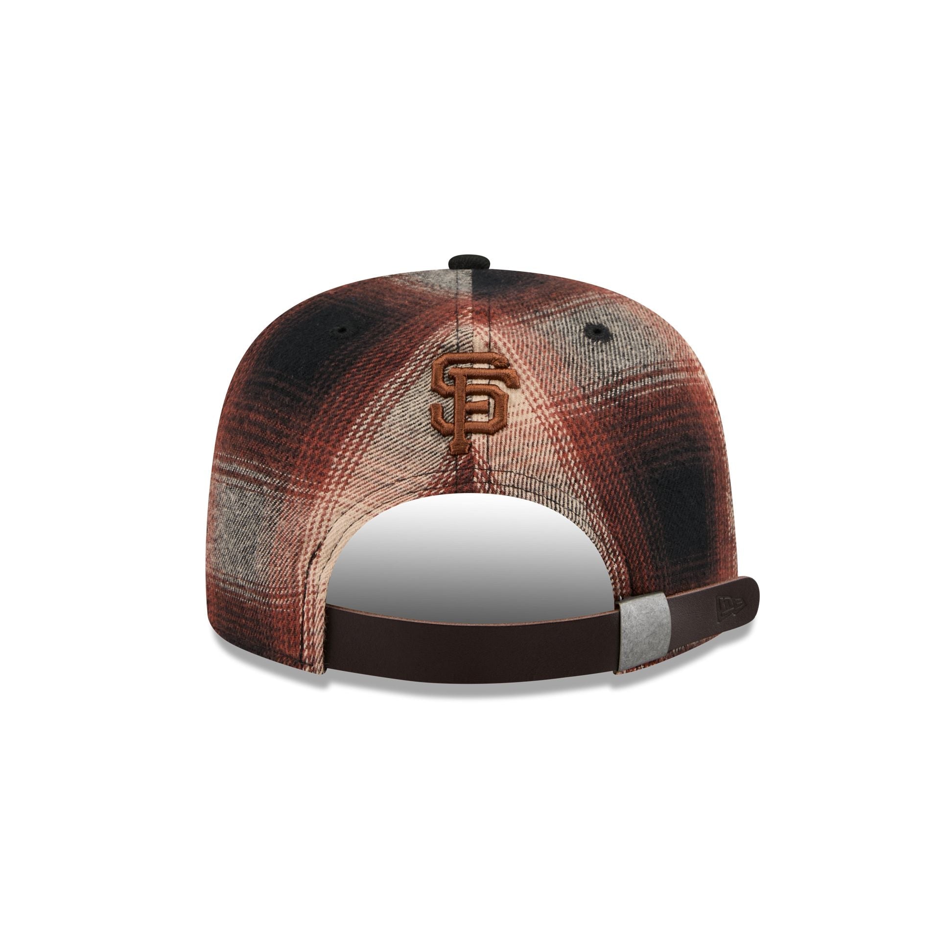 San Francisco Giants Grunge Plaid 9FIFTY A-Frame Adjustable Hat