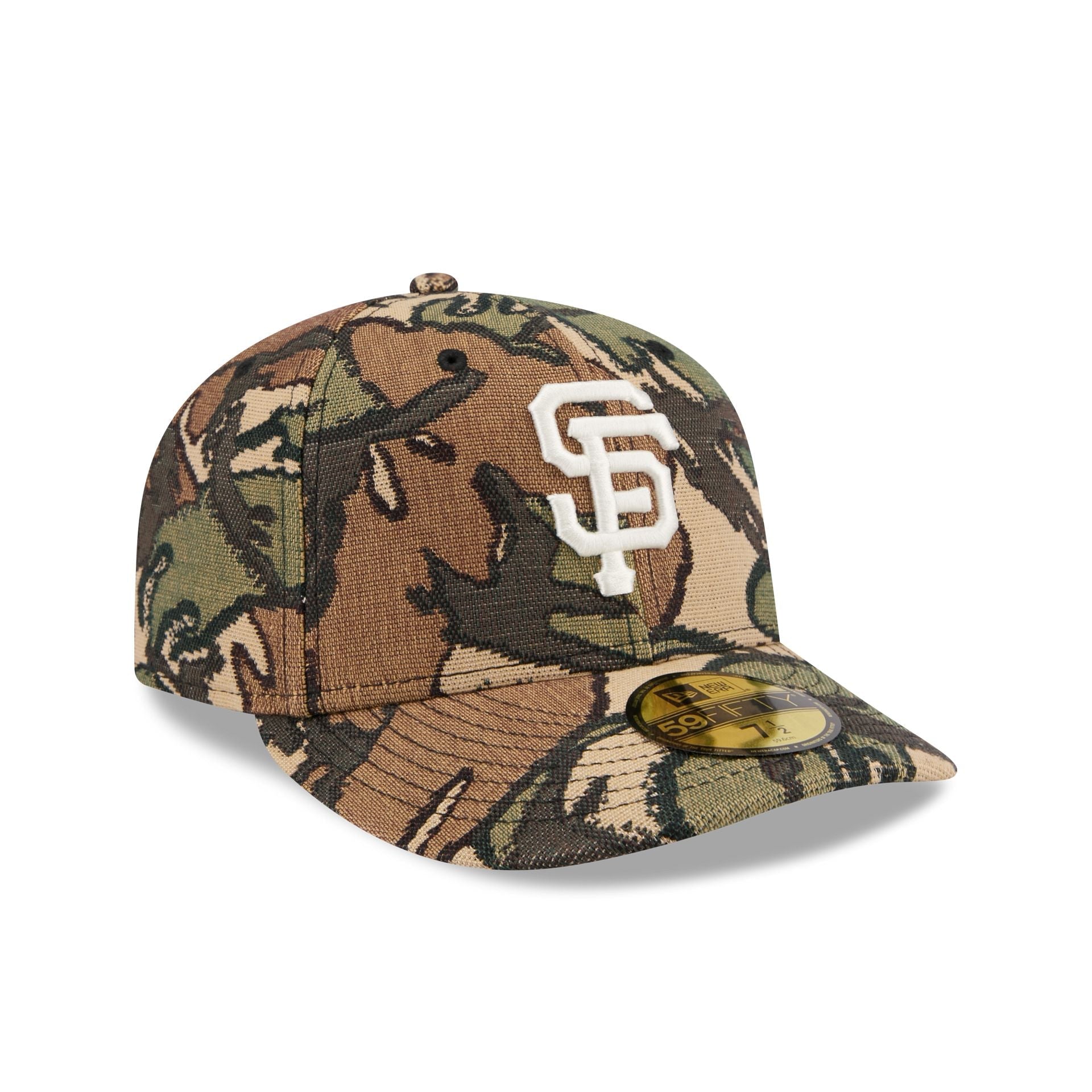 San Francisco Giants Three Looms Jacquard Camo 59FIFTY Fitted Hat