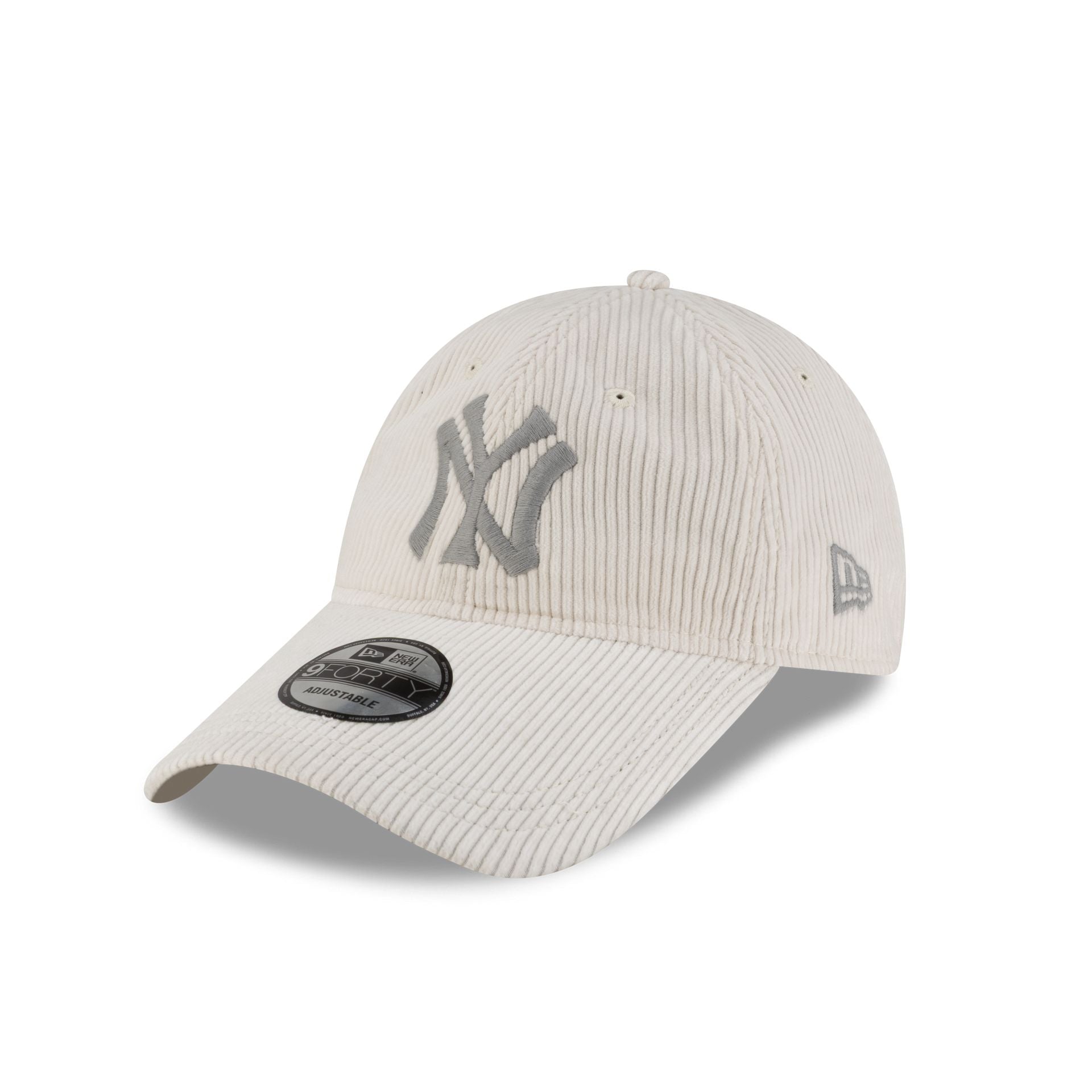 Ralph Lauren x New York Yankees Chrome Corduroy Long Bill 9FORTY Adjustable Hat
