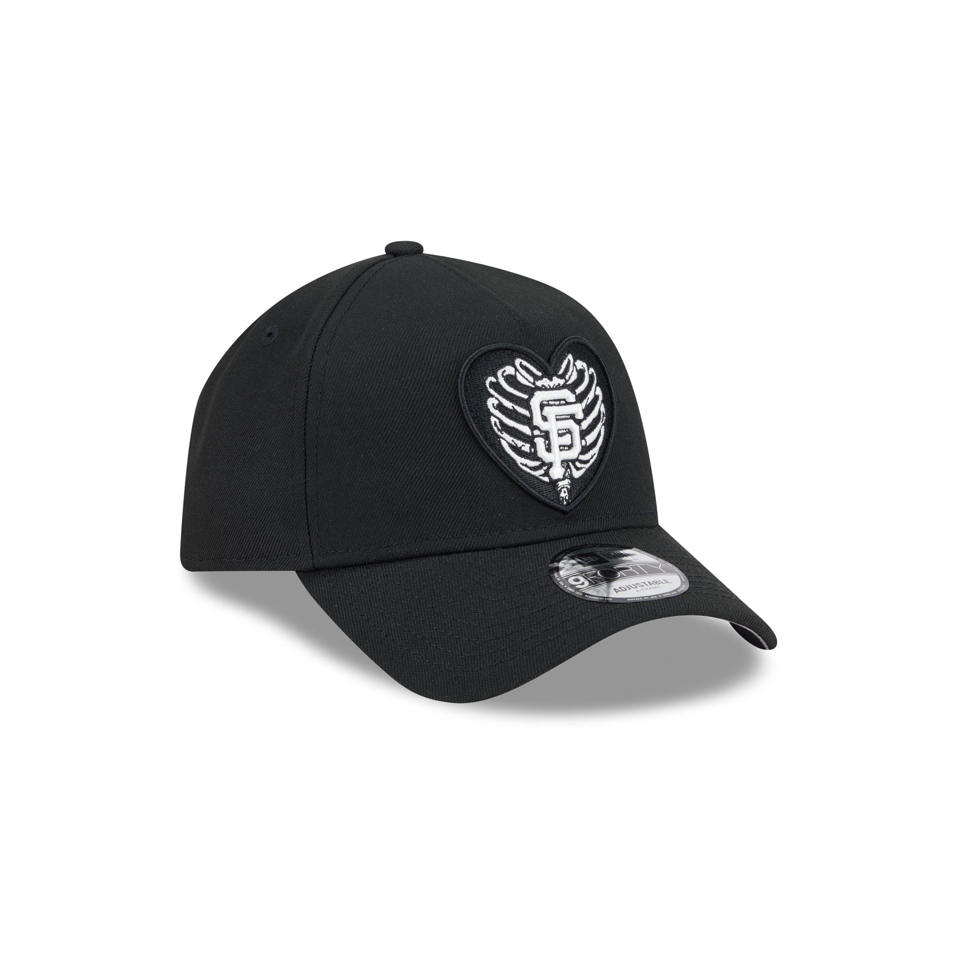 San Francisco Giants Skeletal Heart 9FORTY A-Frame Snapback Hat