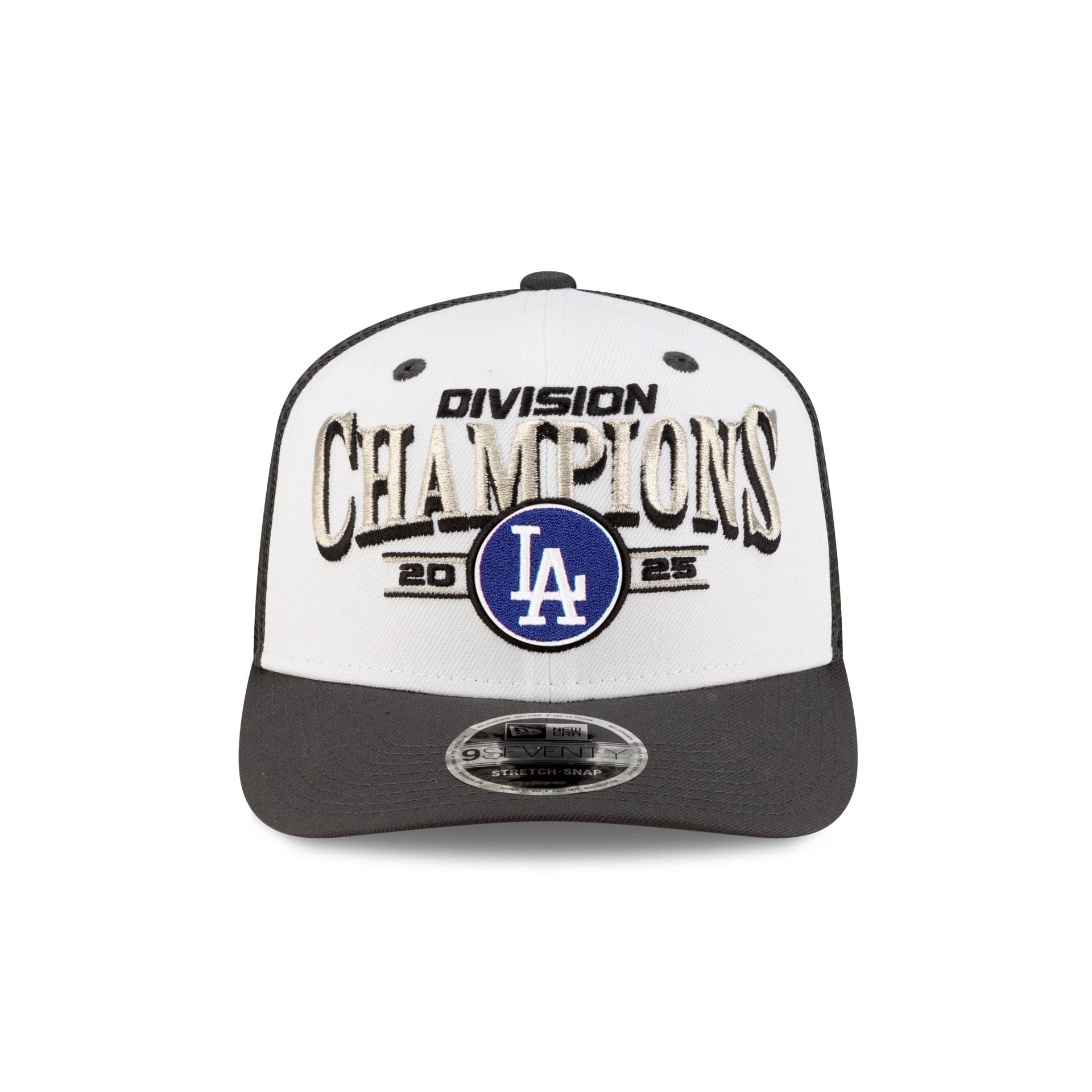 Los Angeles Dodgers 2025 Regular Season Division Champions Locker Room 9SEVENTY Stretch-Snap Hat