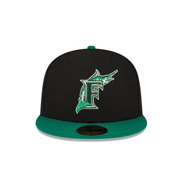 Miami Marlins Black 59FIFTY Fitted Hat