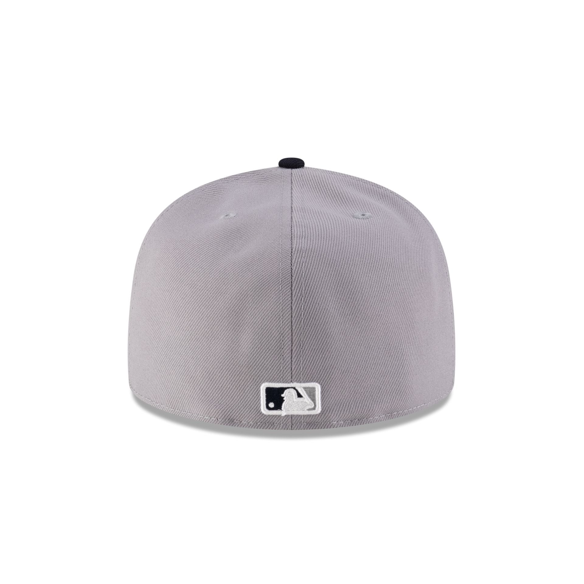 Just Caps League Sidepatch Gray New York Yankees 59FIFTY A-Frame Fitted Hat