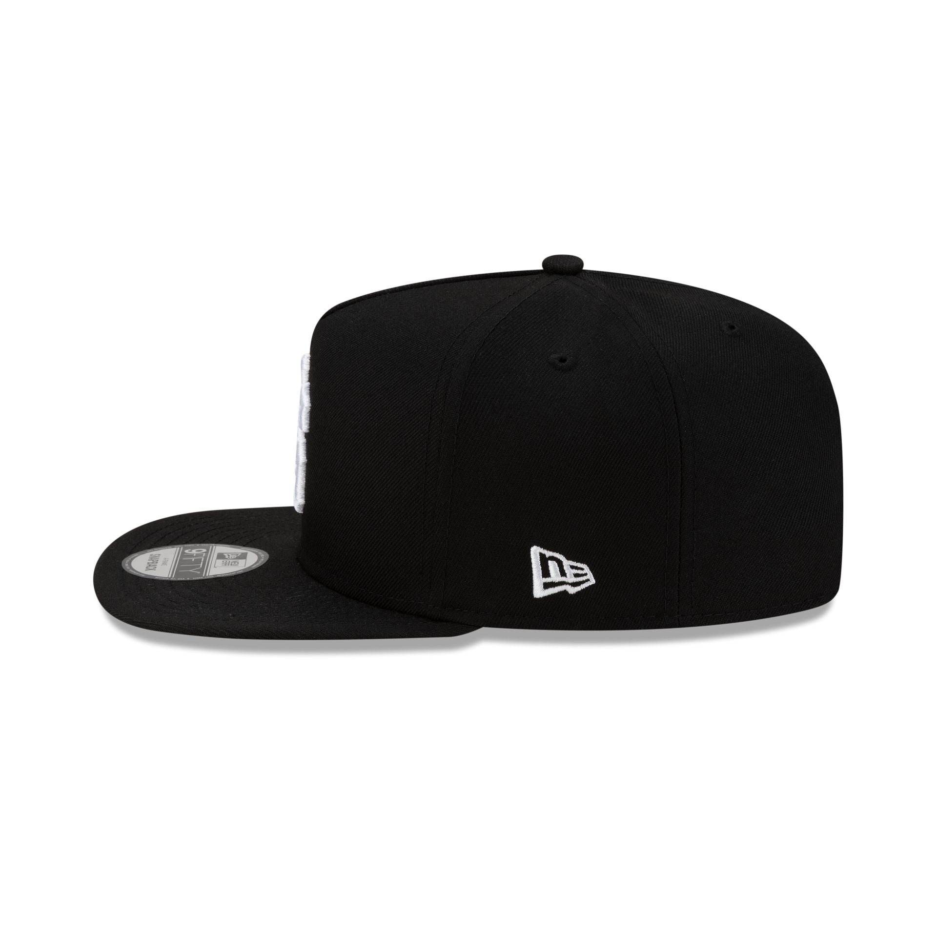 San Francisco Giants Upside Down Logo Black 9FIFTY A-Frame Snapback Hat